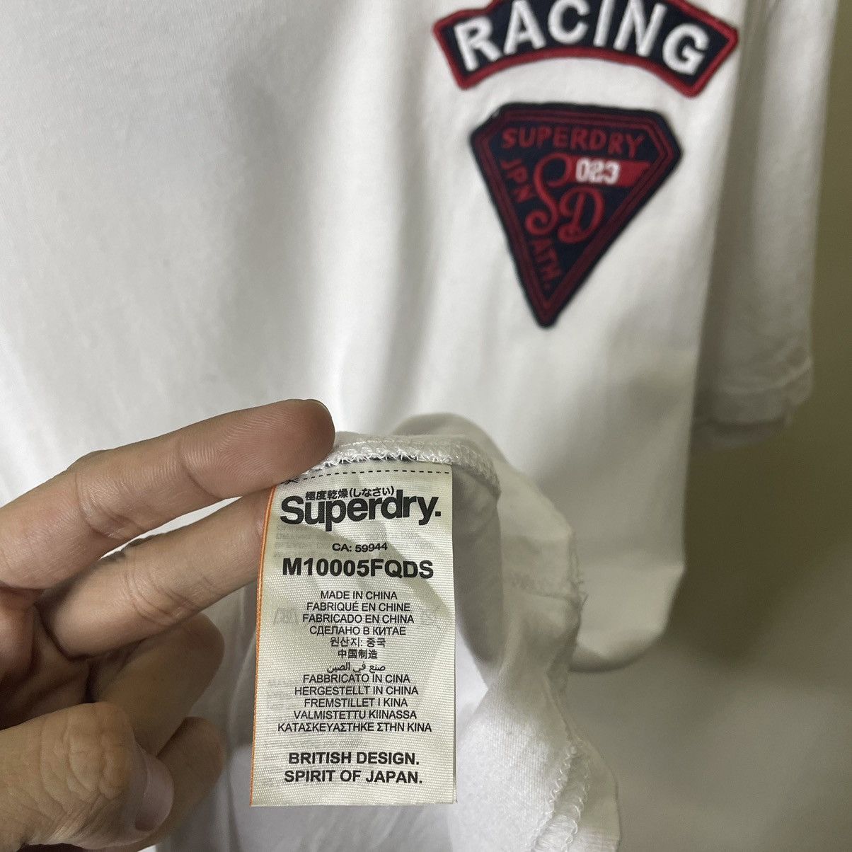 Japanese Brand × Superdry Superdry Racing Patches T Shirt Size US XL / EU 56 / 4 - 5 Thumbnail
