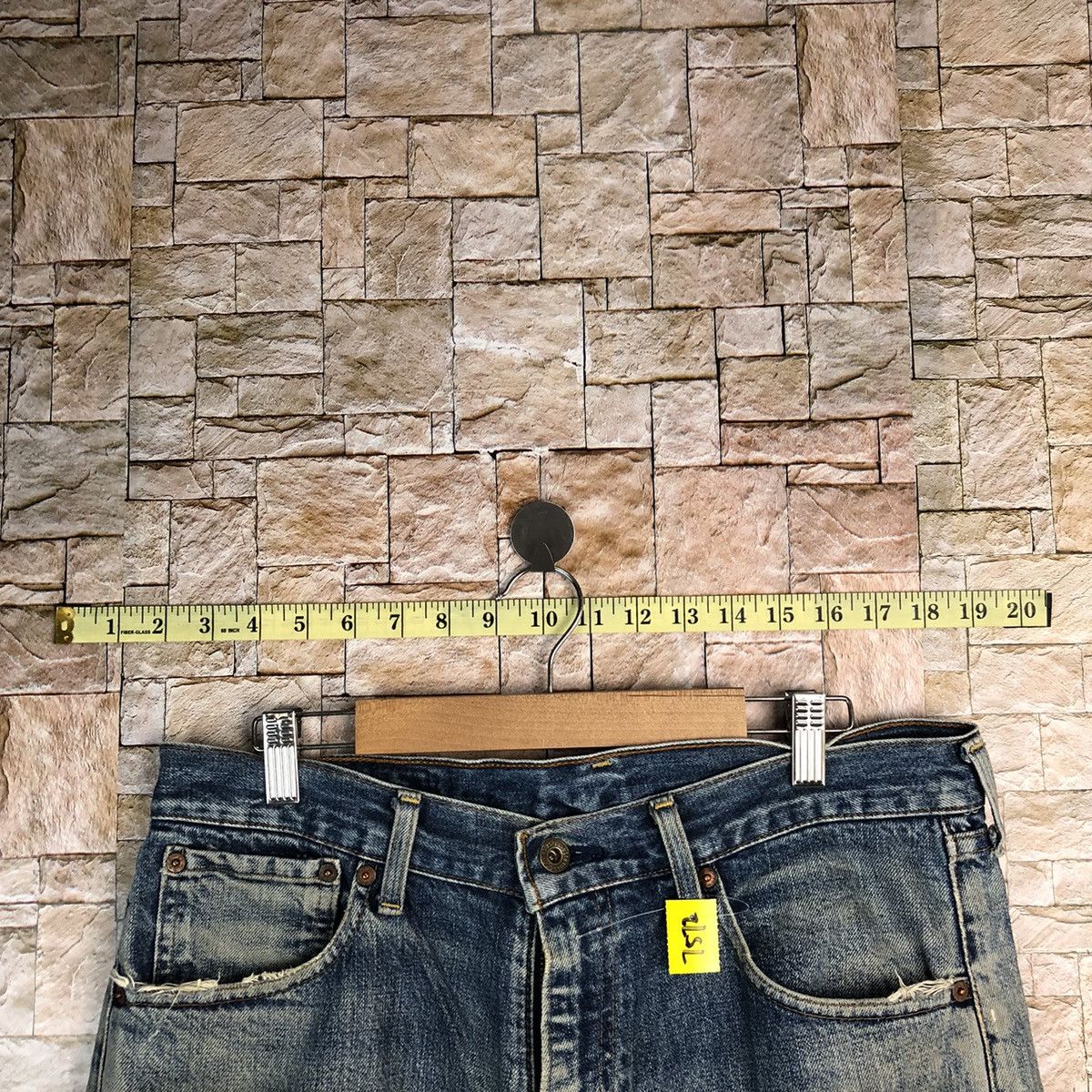 Levi's 503 Levis Blue faded Denim Pants #7572 Size US 34 / EU 50 - 4 Thumbnail