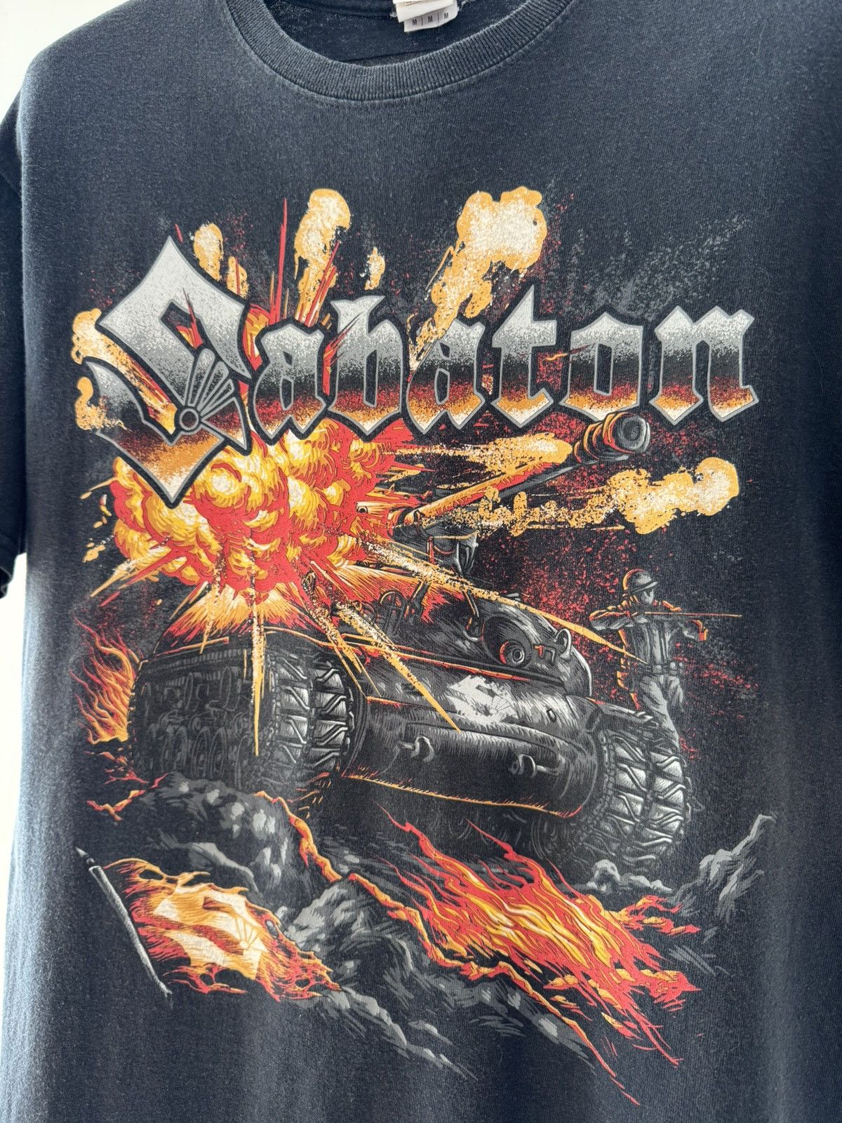 Band Tees VTG 2000s Sabaton The Last Stand Printed Band Tee Size US M / EU 48-50 / 2 - 2 Thumbnail