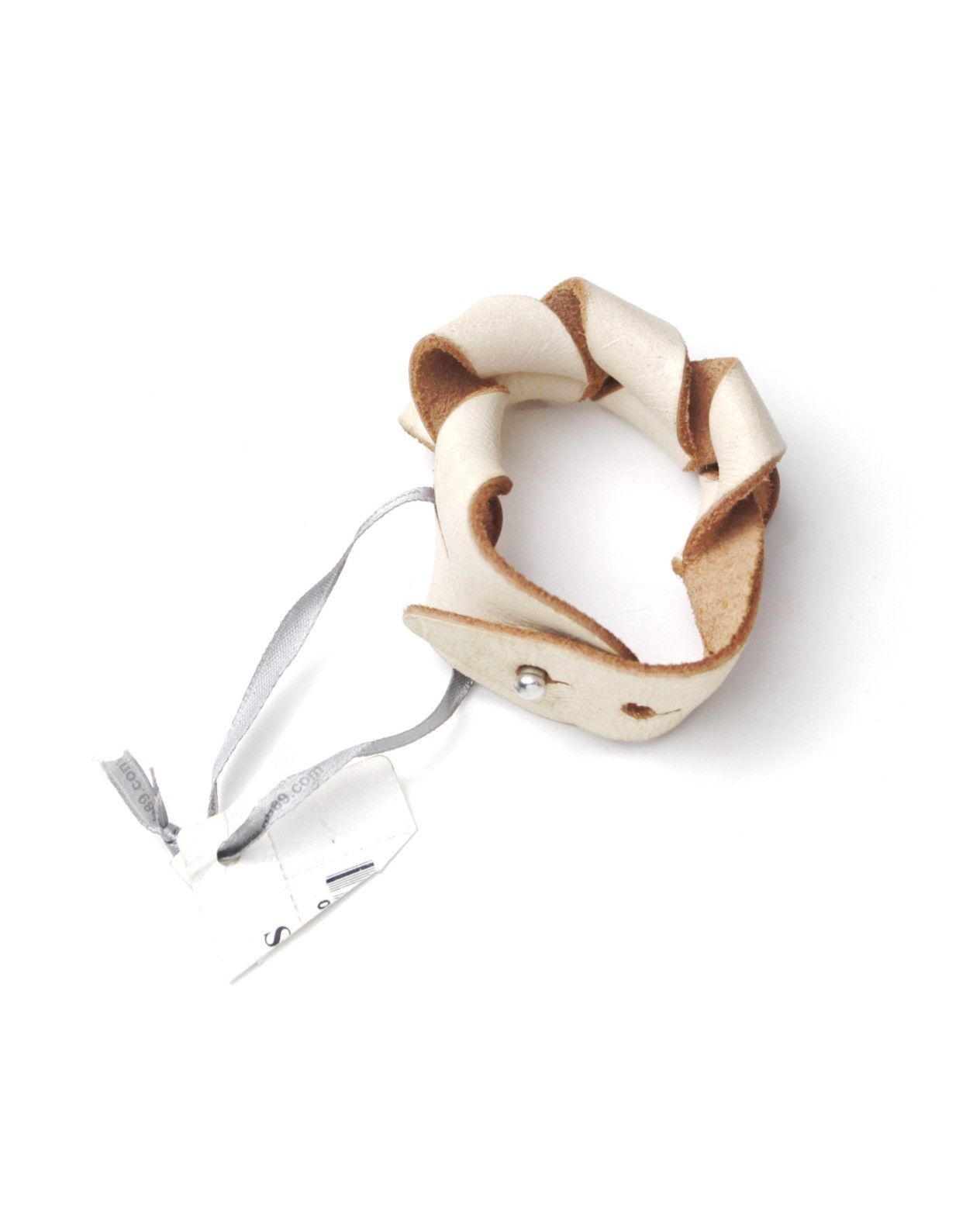 Japanese Brand × Vintage 2000S PB89 JAPAN TWISTED LEATHER BRACELET Size ONE SIZE - 4 Thumbnail