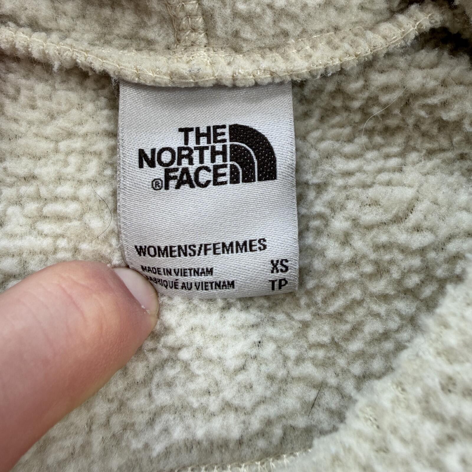 The North Face The North Face Sherpa Fleece Hoodie Cream Womens XS Boxy Size XS / US 0-2 / IT 36-38 - 4 Thumbnail