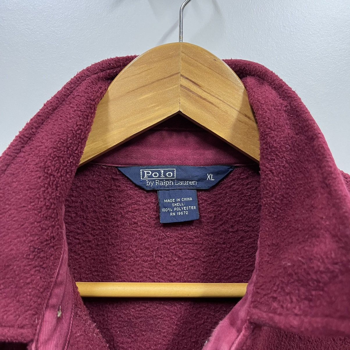Polo Ralph Lauren Vintage POLO by Ralph Lauren Fleece Jacket Harrington Style Size US XL / EU 56 / 4 - 5 Thumbnail