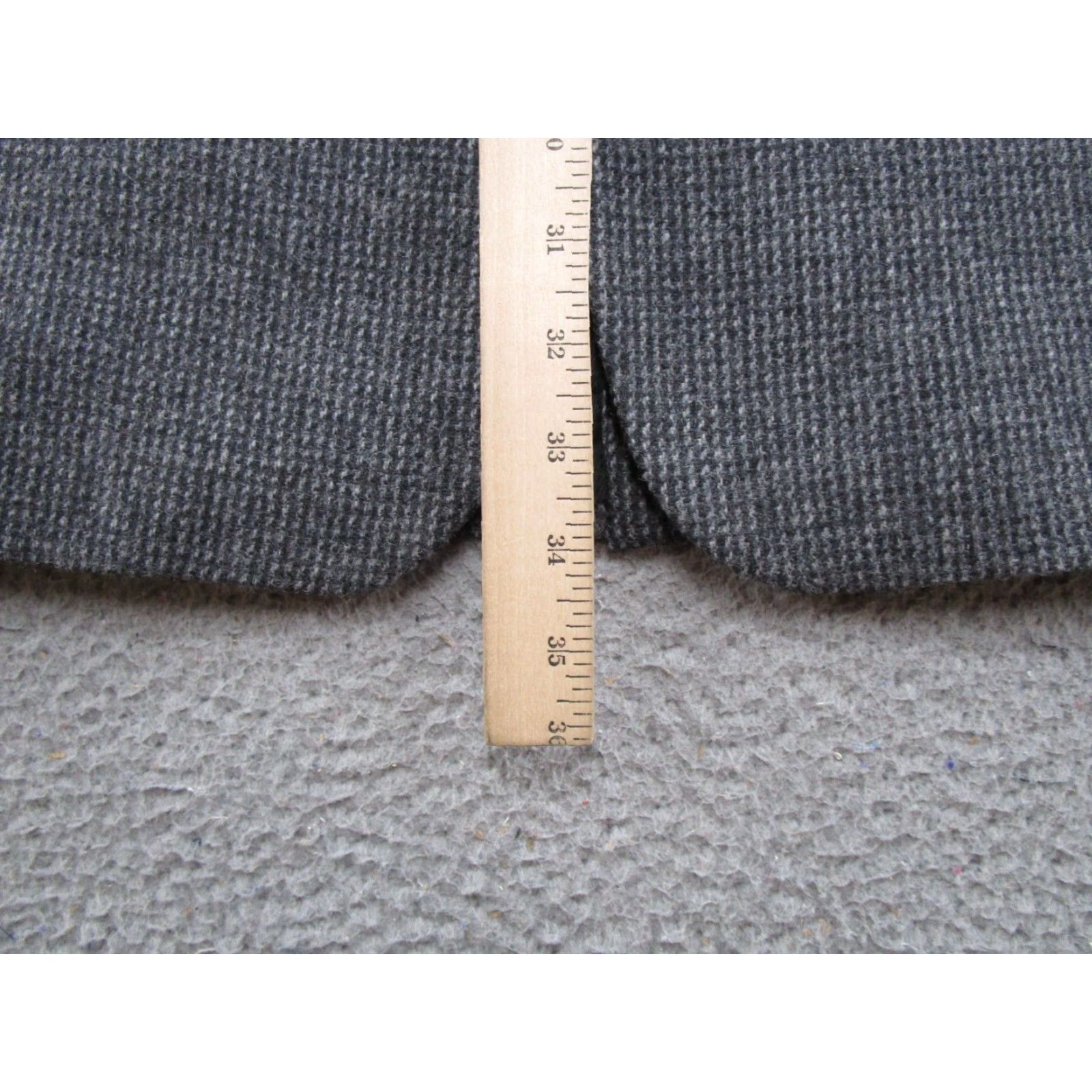 Pendleton Pendleton Herringbone Blazer Jacket USA Made 44L 2-Button Career Gray Wool Notch Lapel Mens Blazer Vintage Size 44R - 7 Thumbnail