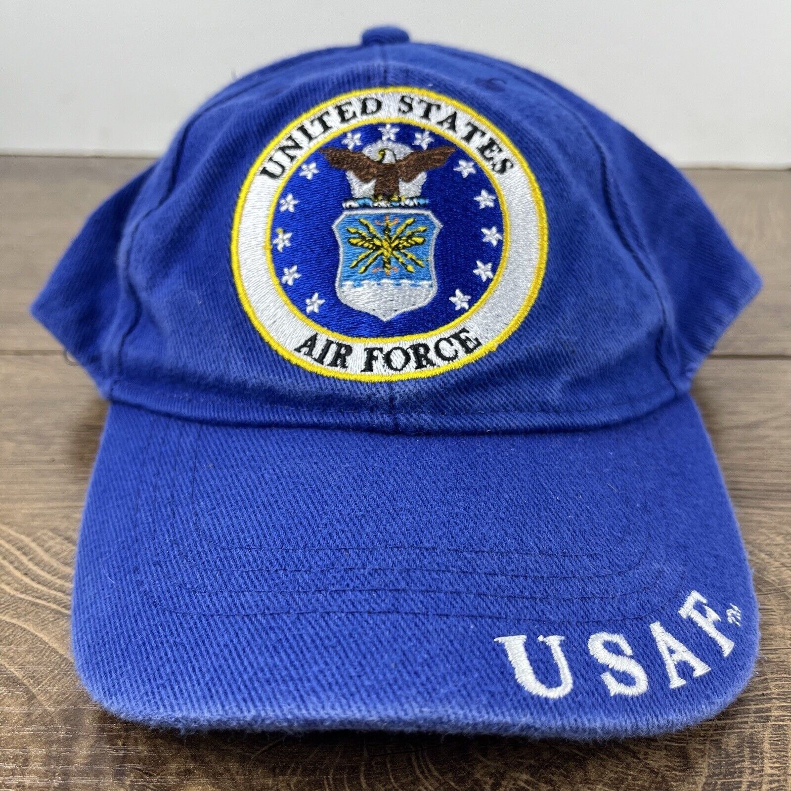 Other United States Air Force Hat US Air Force Hat Blue Adjustable Size ONE SIZE - 5 Thumbnail