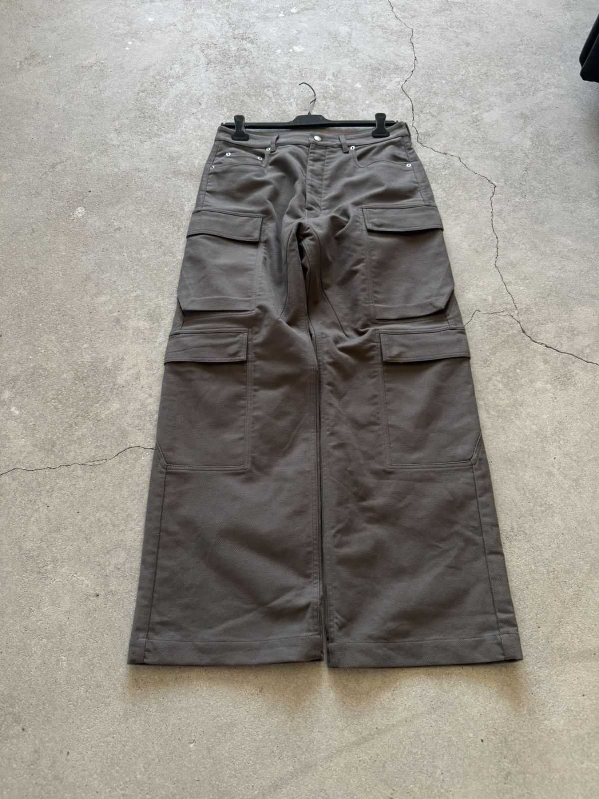 Rick Owens FW25 RICK OWENS DOUBLE CARGO PANTS Size US 32 / EU 48 - 6 Thumbnail