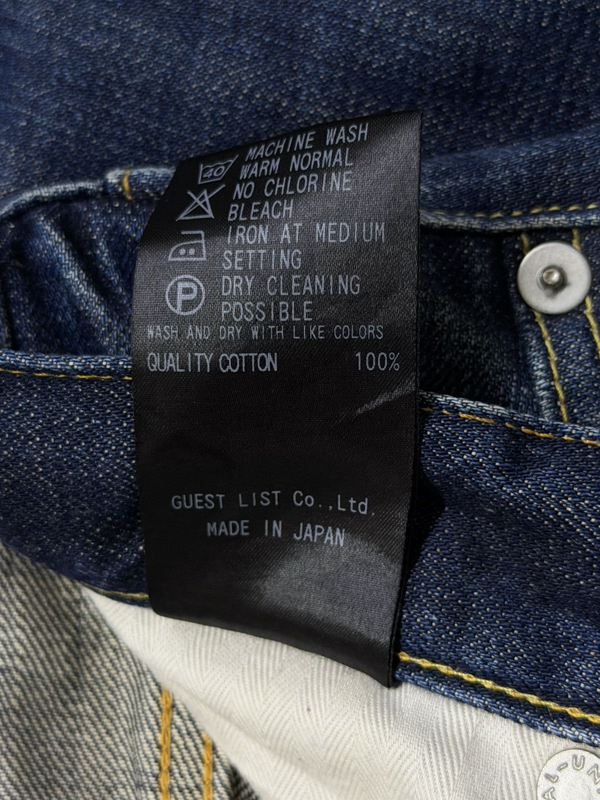 Blue Blue Japan Vintage Red Card Blue Work Denim Jeans Japan | W36 Size US 36 / EU 52 - 10 Thumbnail