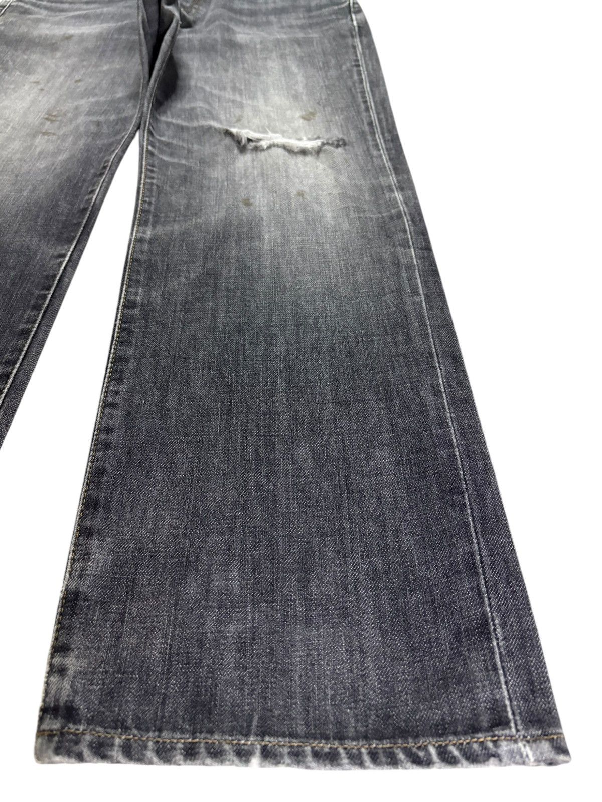 Edwin Vintage Japanese Edwin Painted Wash Distressed Baggy Jeans Size US 32 / EU 48 - 7 Thumbnail