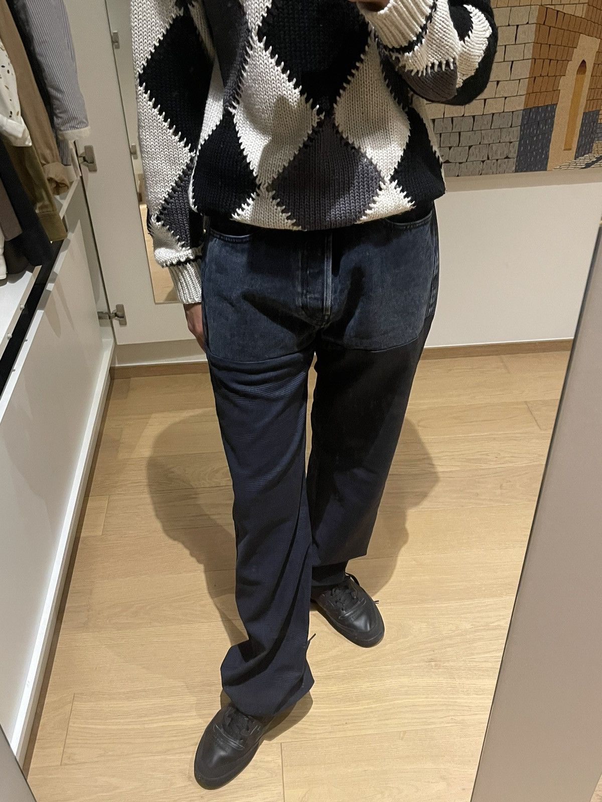 Balenciaga FW20 Sample Two Parts Denim And Trouser