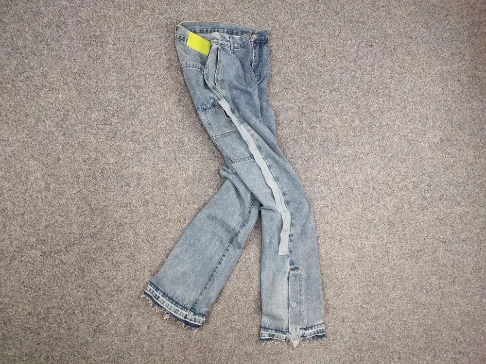 Japanese Brand Vintage if six was nine yohji Style Flared Denim Jeans Y2K Size US 32 / EU 48 - 1 Thumbnail