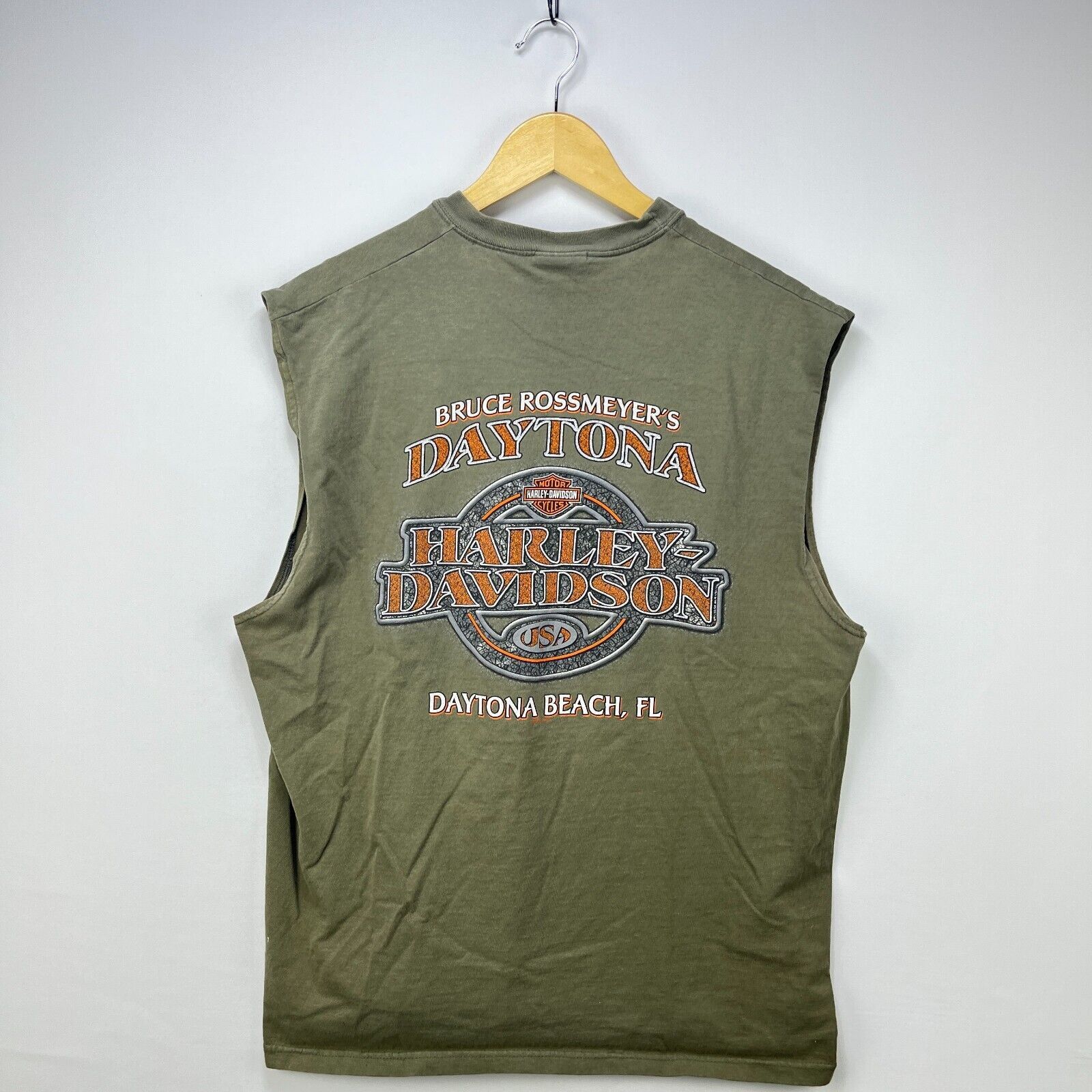 Vintage Vintage Harley-Davidson Sun Faded Sleeveless Shirt XL Eagle Size US XL / EU 56 / 4 - 1 Thumbnail