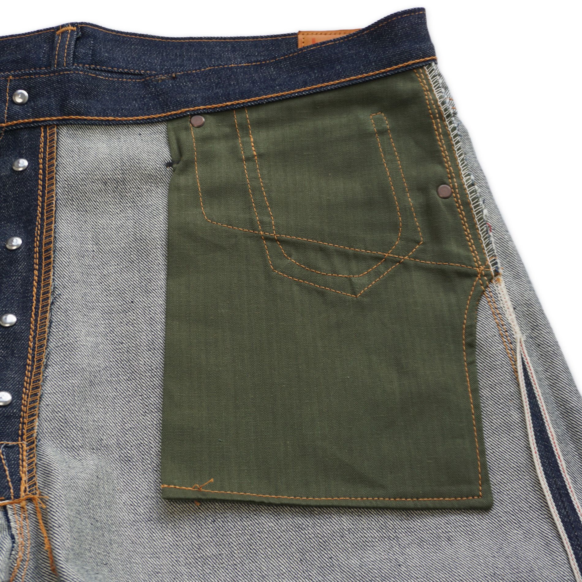 Japanese Brand HANDS-ON S47 W32 x L36 1947-type Hand-crafted Selvedge Jeans Size US 32 / EU 48 - 15 Thumbnail