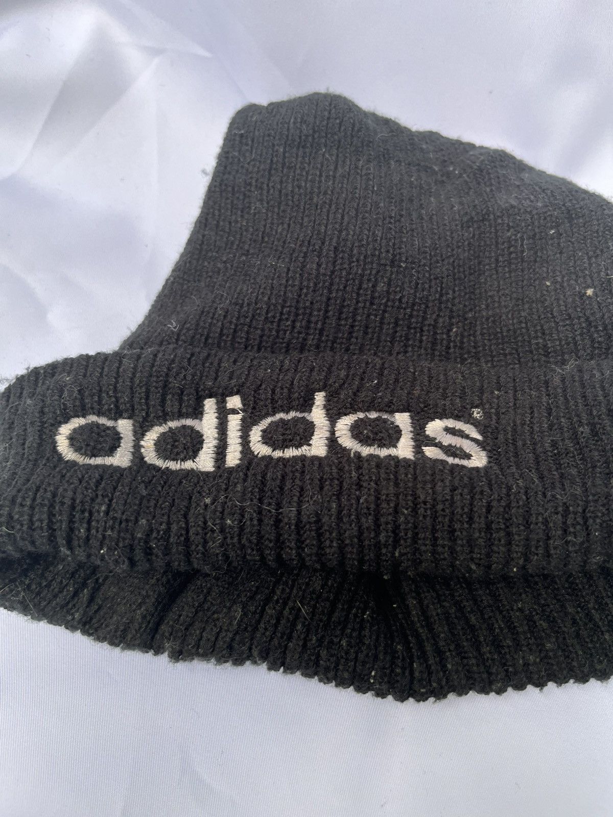 Adidas Vintage Adidas Big Logo Beanie Hats Size ONE SIZE - 6 Thumbnail