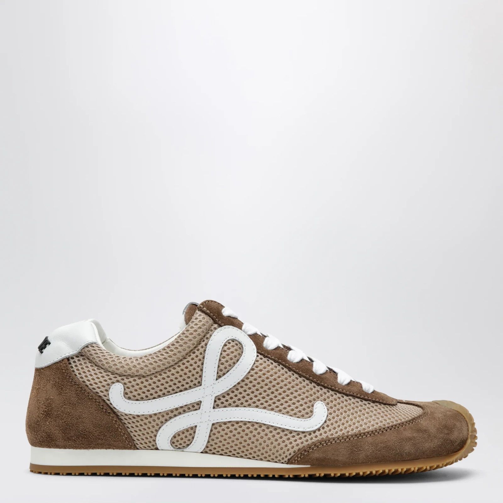 Loewe Ballet Runner 2.0 Beige White Brown Sneakers New & Aut, Men's (Size 9)