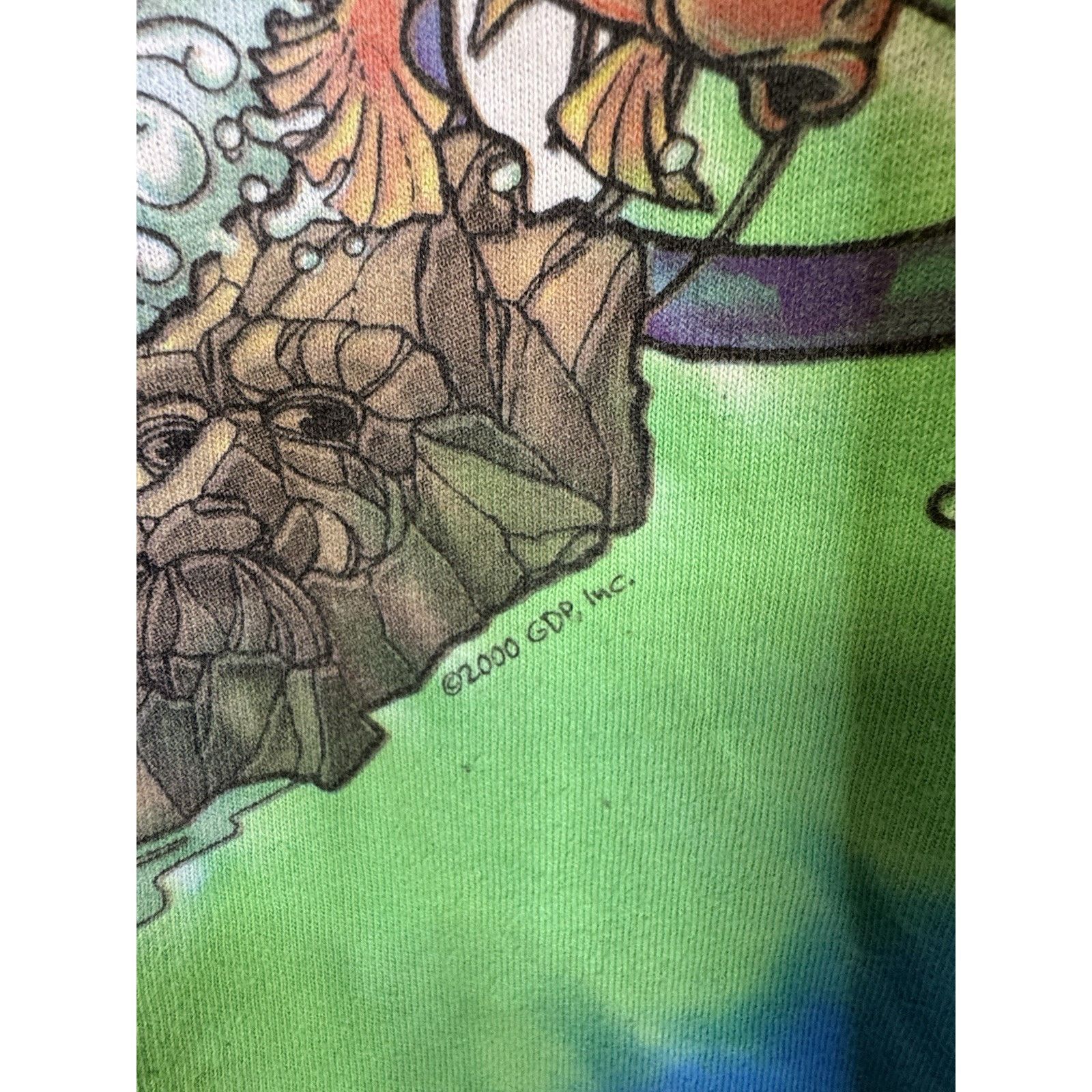 Liquid Blue Vintage Grateful Dead Tie Dye Long Sleeve Shirt XL Graphic Size US XL / EU 56 / 4 - 6 Thumbnail