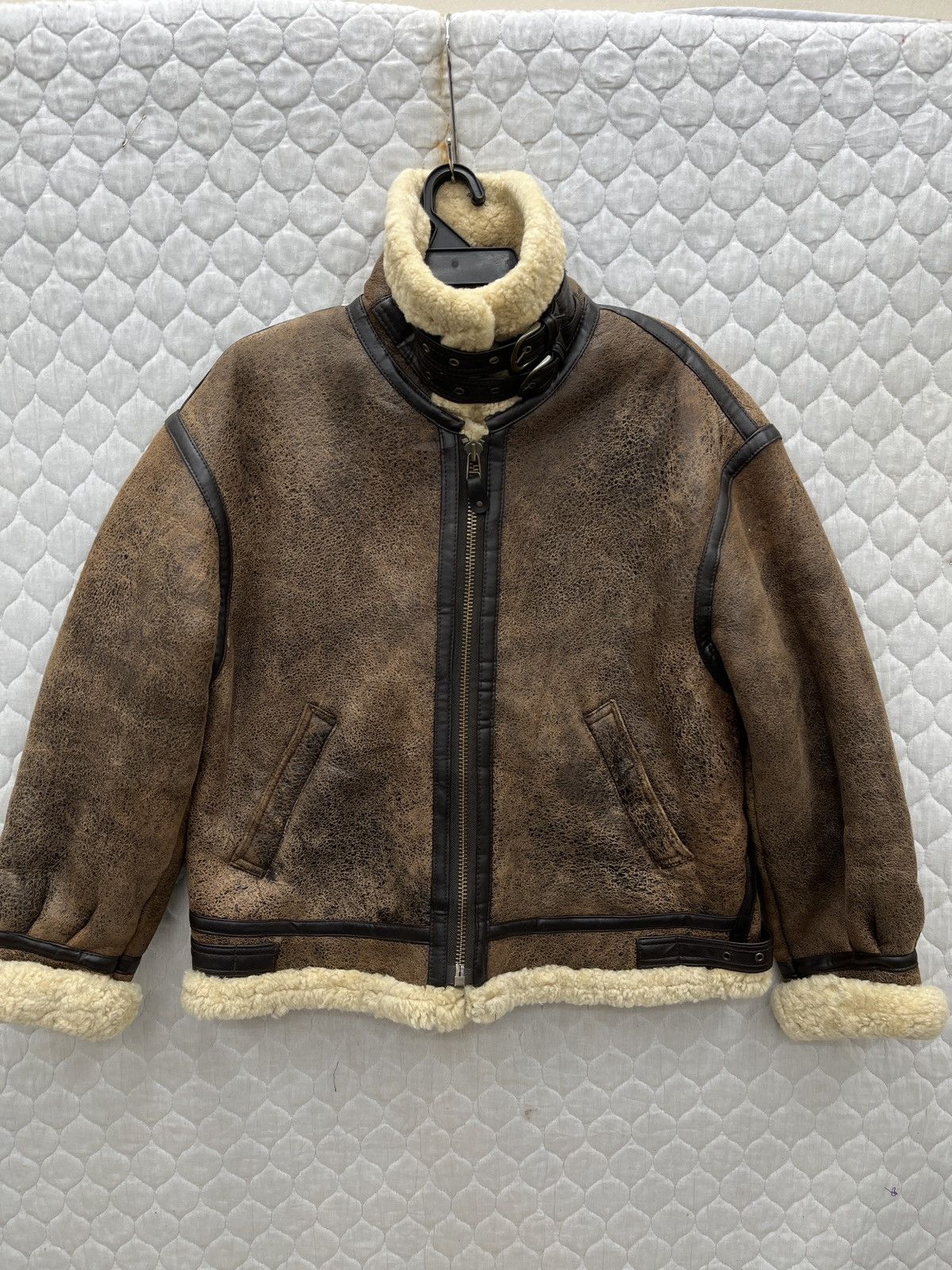 Genuine Leather 🔥🔥🔥STEALS VTG B3 MILITARY SHEARLING LEATHER JACKET Size US M / EU 48-50 / 2 - 1 Thumbnail