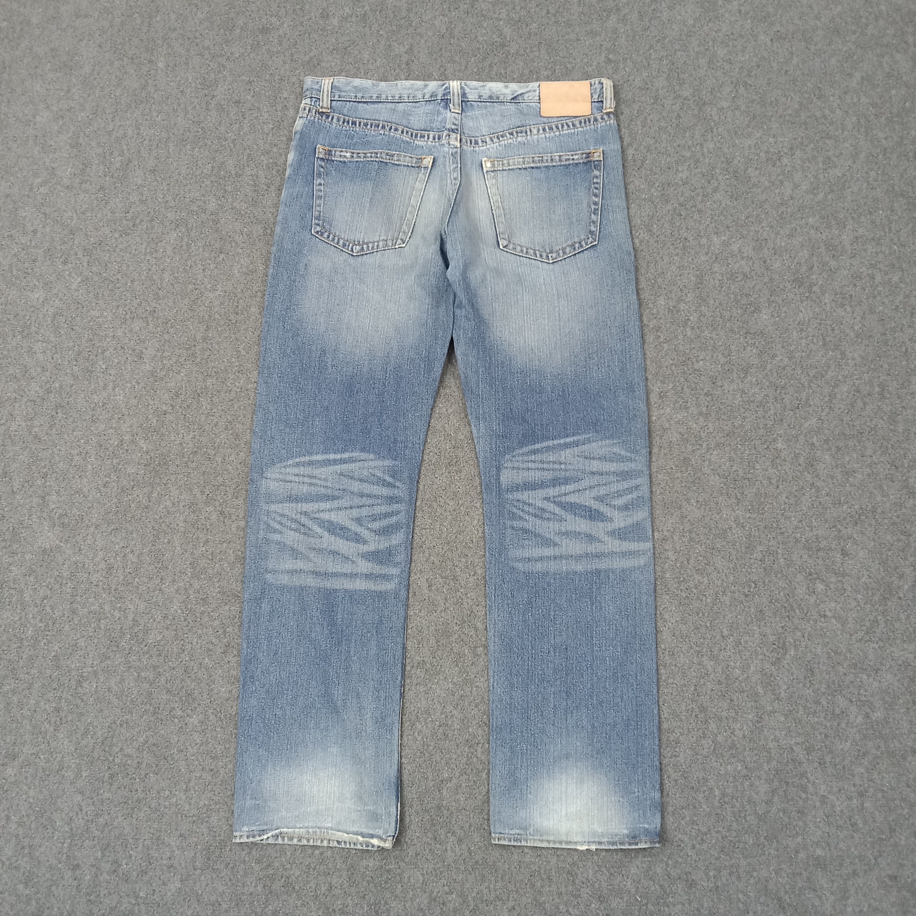 Japanese Brand Embroidery Art Japan skulls Baggy Denim Jeans C252N24 Size US 36 / EU 52 - 6 Thumbnail