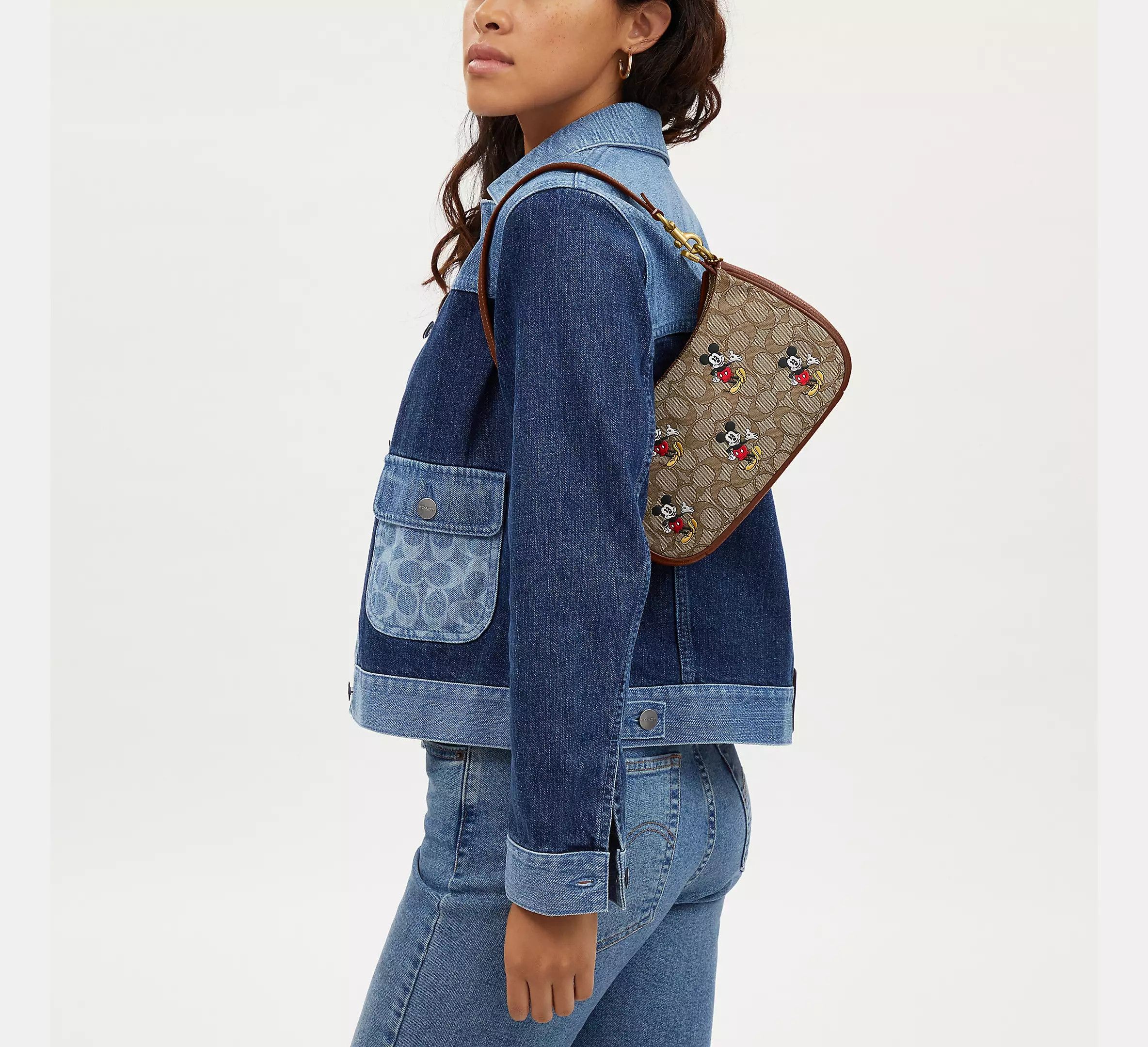 Disney Teri Shoulder Bag With Mickey Mouse Print