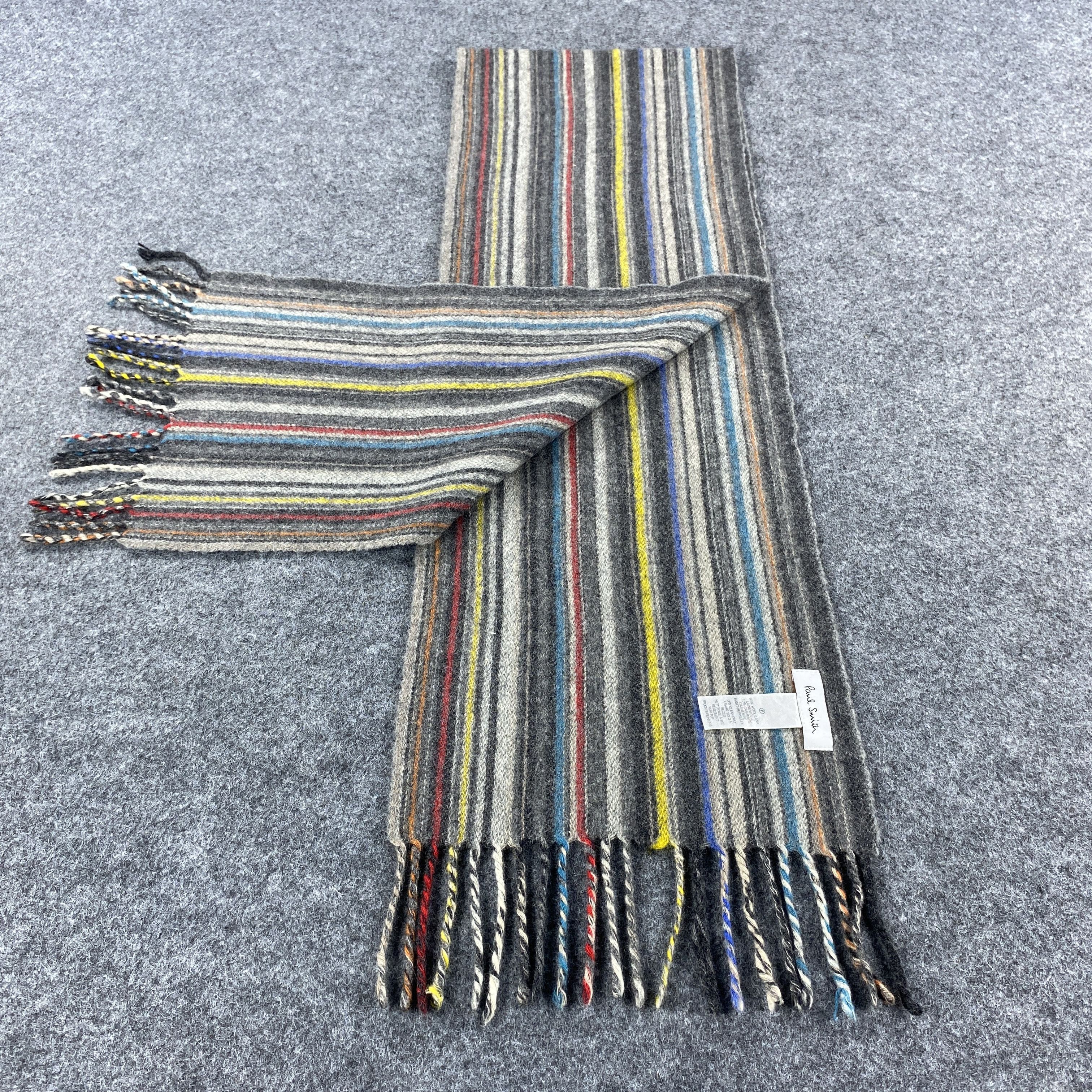 Paul Smith × Vintage Paul Smith Scarf # Muffler # Neckwear # D531 Size ONE SIZE - 5 Thumbnail