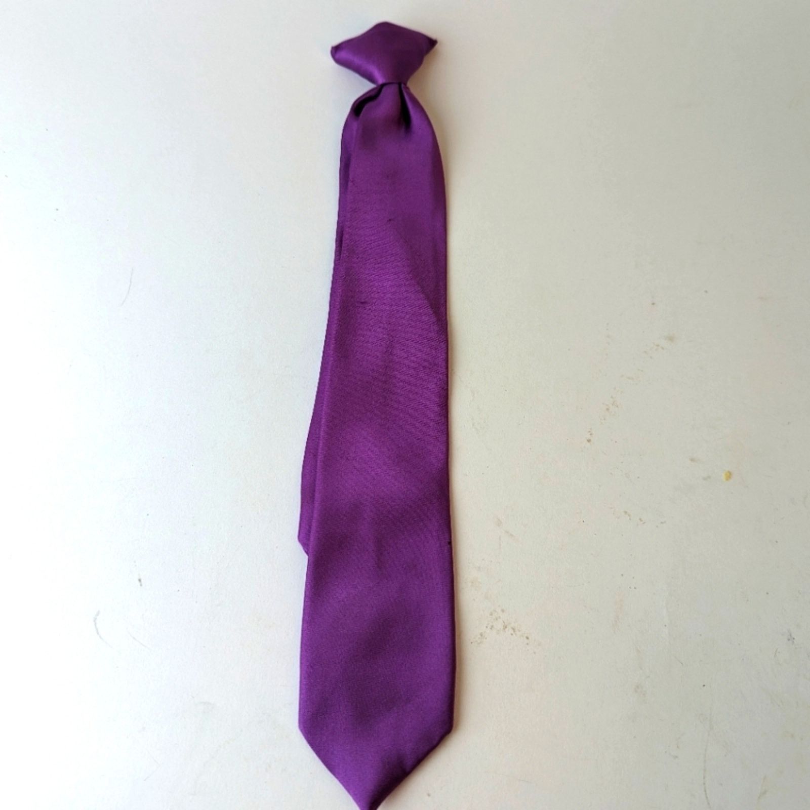 Vintage Vintage Rooster Purple Clip On Tie Size ONE SIZE - 1 Thumbnail