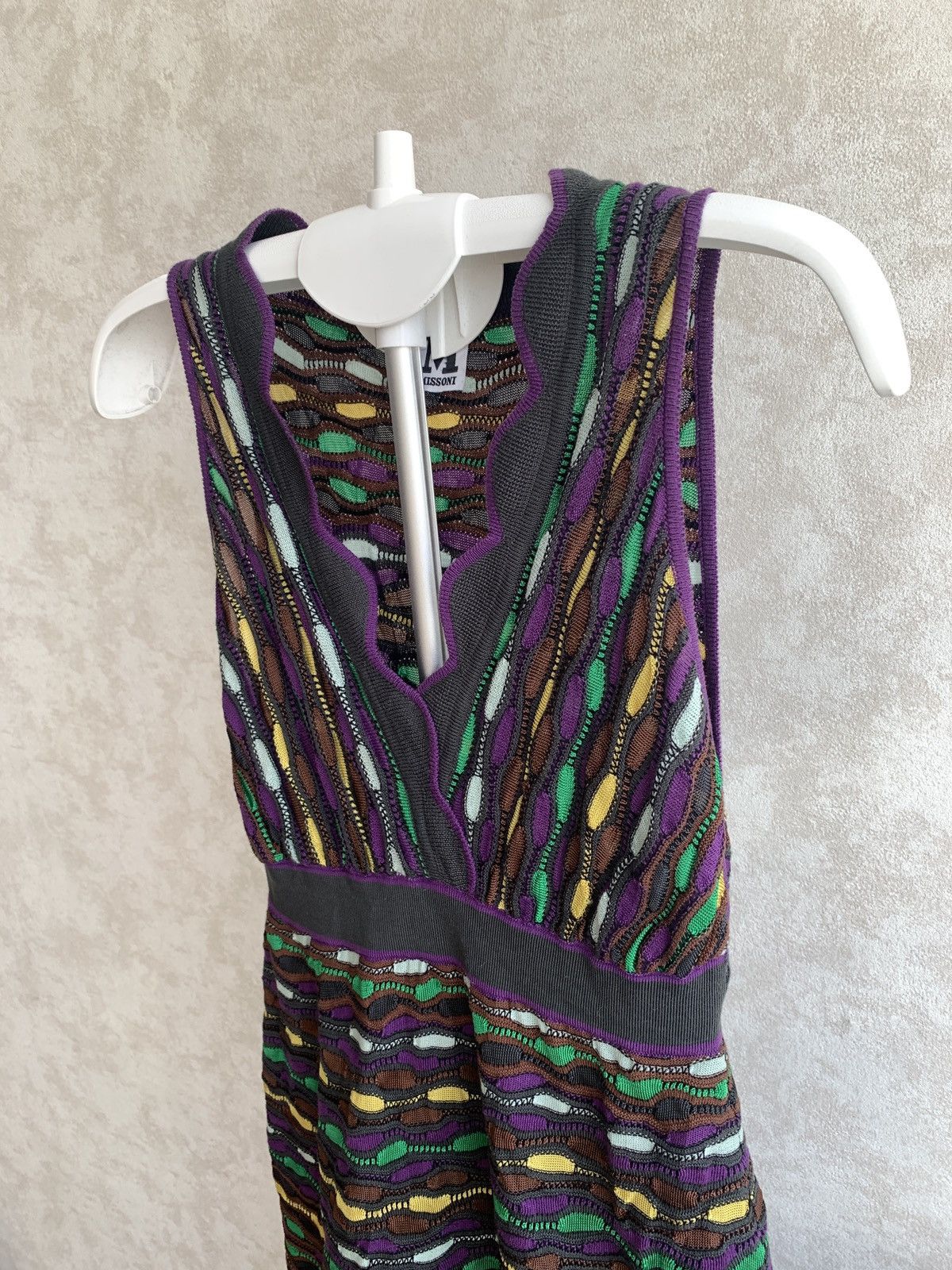 Missoni Missoni Multicolor 3D dress knit Size S / US 4 / IT 40 - 3 Thumbnail