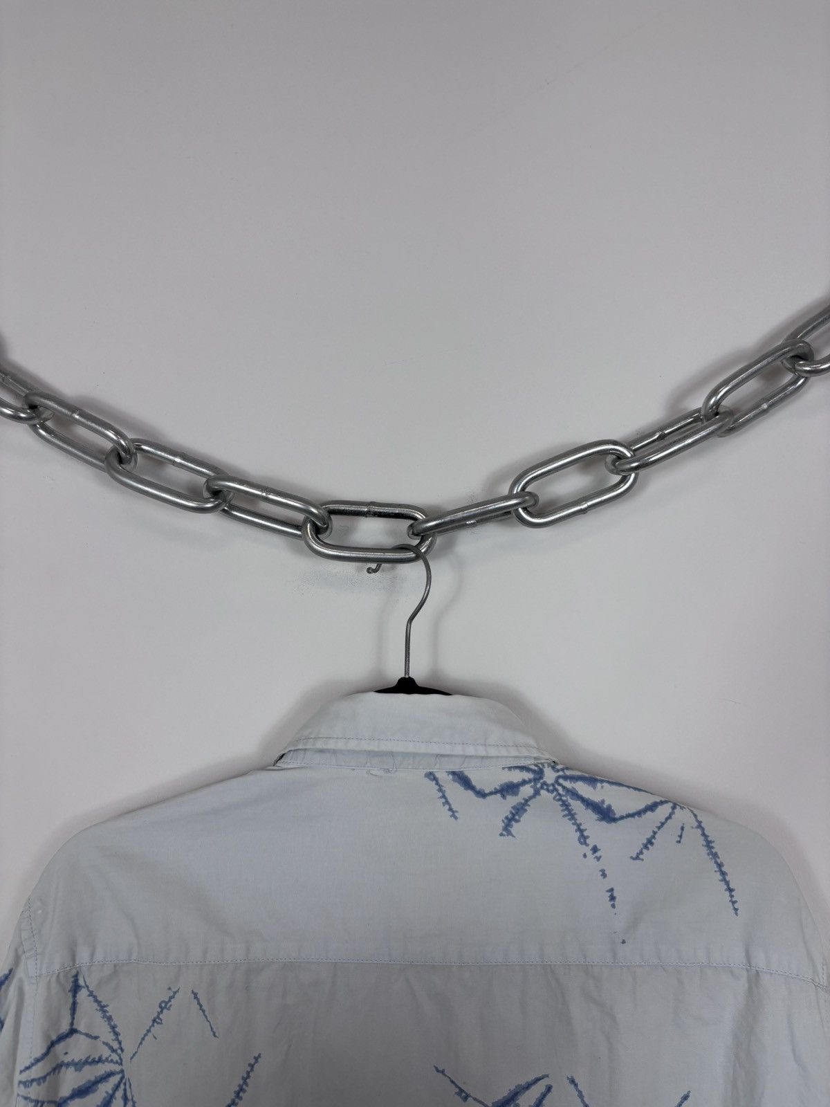 Kenzo Kenzo Homme Vintage Men’s Ice Web Print Long Sleeve Shirt Size US XL / EU 56 / 4 - 20 Thumbnail