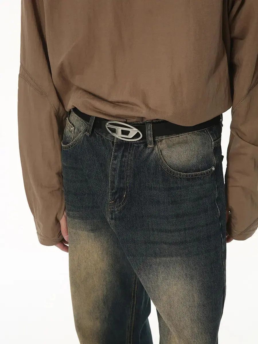 Japanese Brand Retro loose high street wide leg jeans Size US 32 / EU 48 - 4 Thumbnail