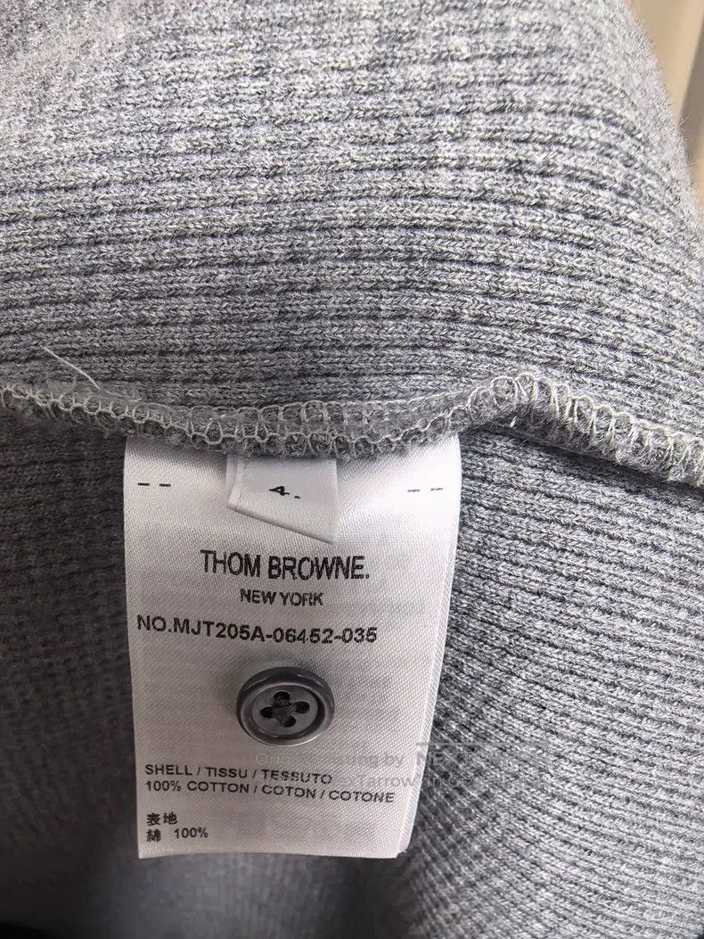 Thom Browne Thom Browne Waffle Sweatshirt Size US XL / EU 56 / 4 - 5 Thumbnail