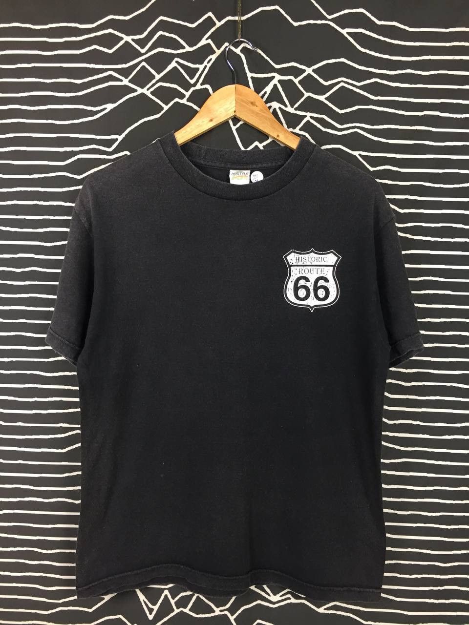 Route 66 × Vintage Vtg Route 66 Old Skool Gearhead Live To Ride Tee Size US M / EU 48-50 / 2 - 3 Thumbnail