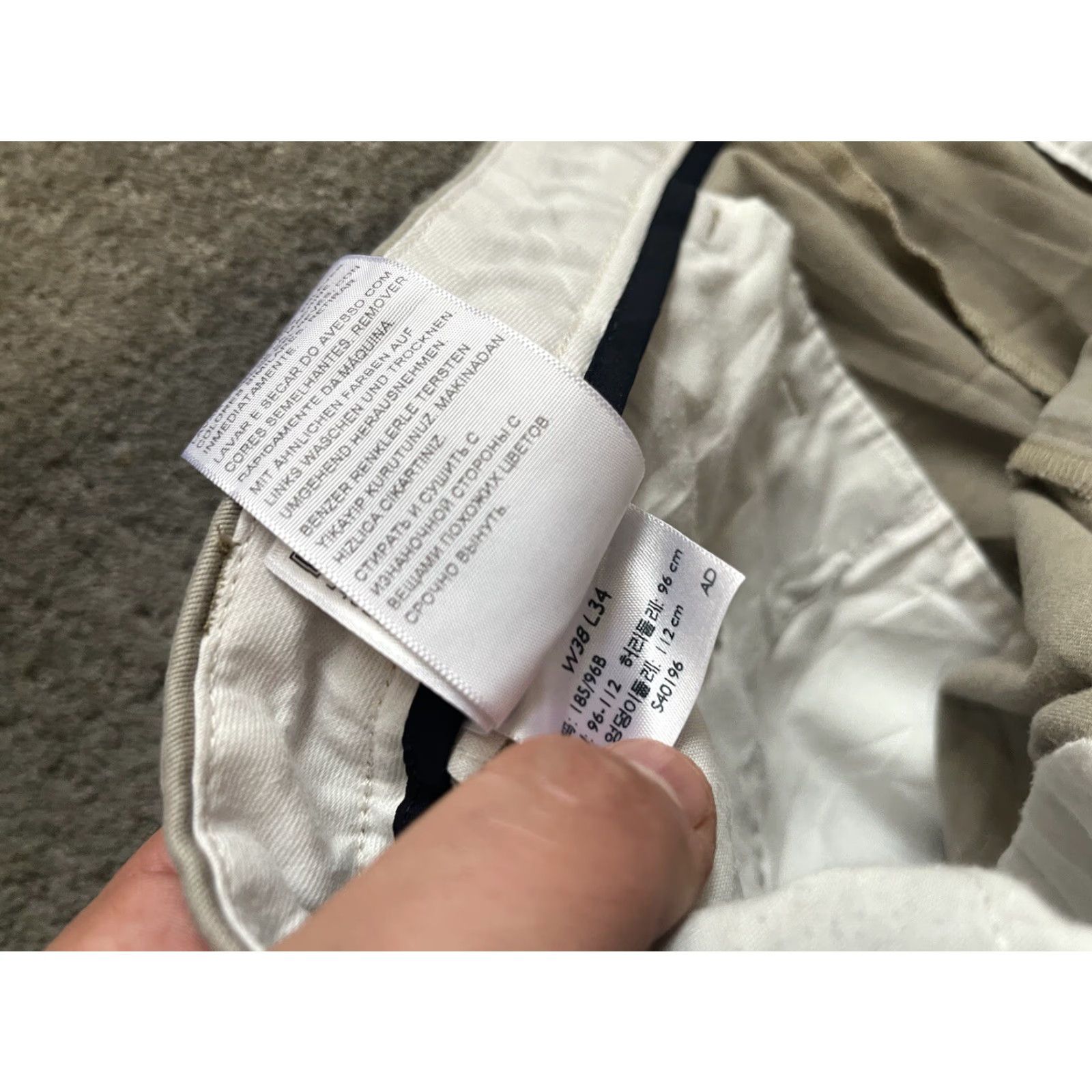 Dockers DOCKERS Classic Fit Pleated Dress Pants 38x34 Beige Solid Tan Size US 38 / EU 54 - 6 Thumbnail