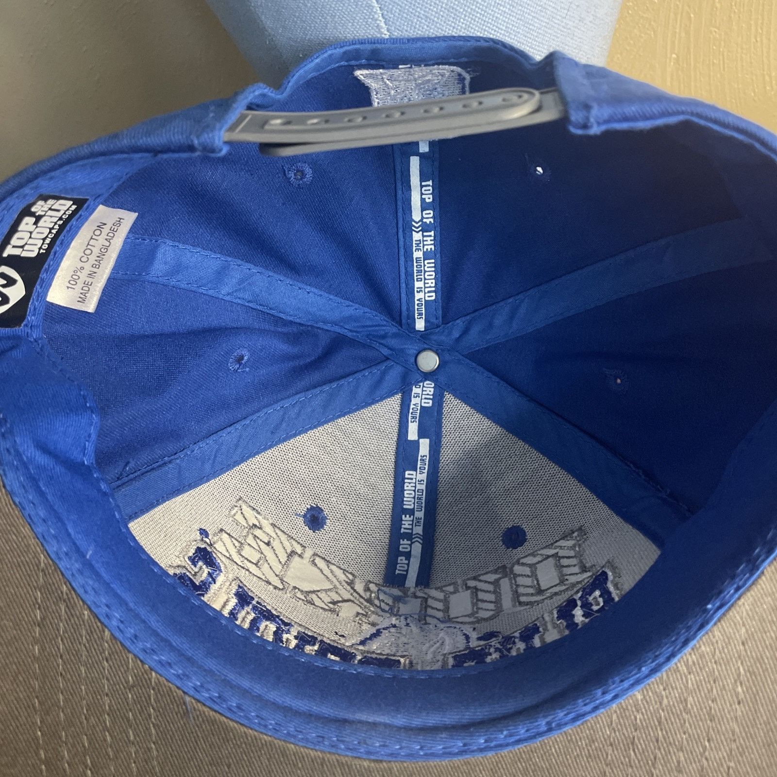 Top Of The World Duke Blue Devils Top Of The World Snapback Hat Black Blue Size ONE SIZE - 7 Thumbnail