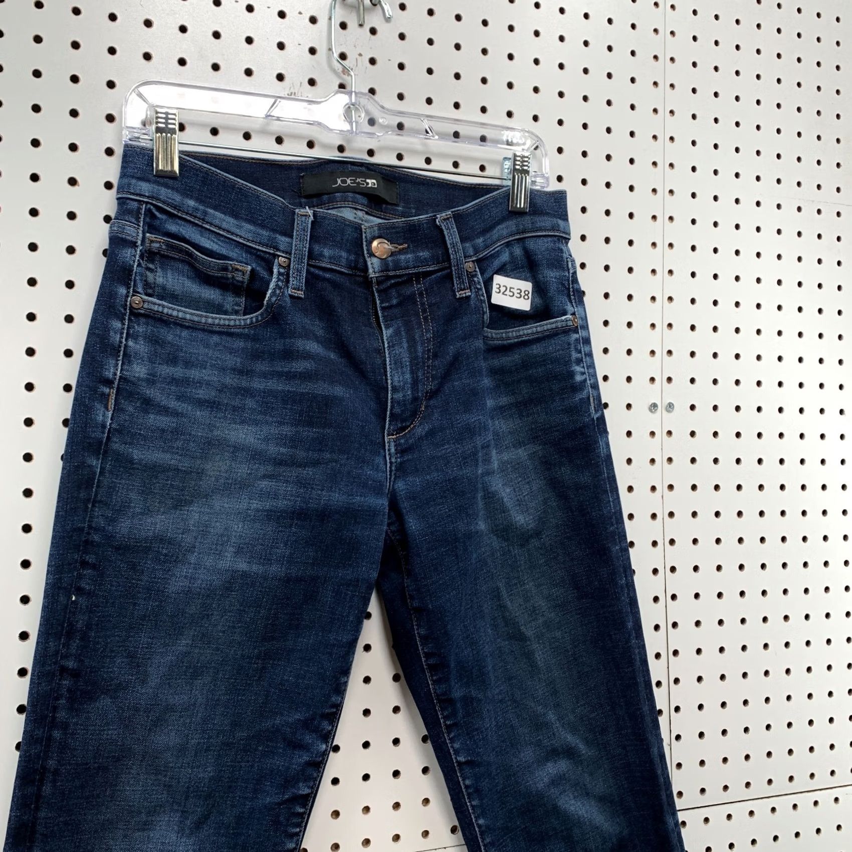 Vintage Joe's Jeans Womens The Classic Straight Leg Blue Denim Jeans Size 29X30 FLAW Size 29" - 3 Thumbnail