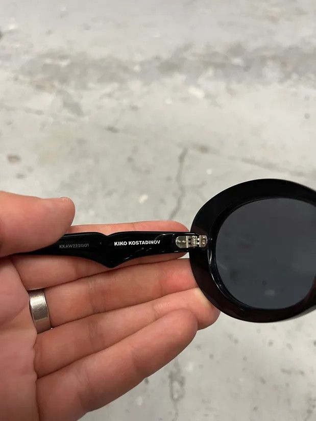 Kiko Kostadinov × Vintage Kiko Kostadikov Phantom Black Sunglasses Size ONE SIZE - 9 Thumbnail