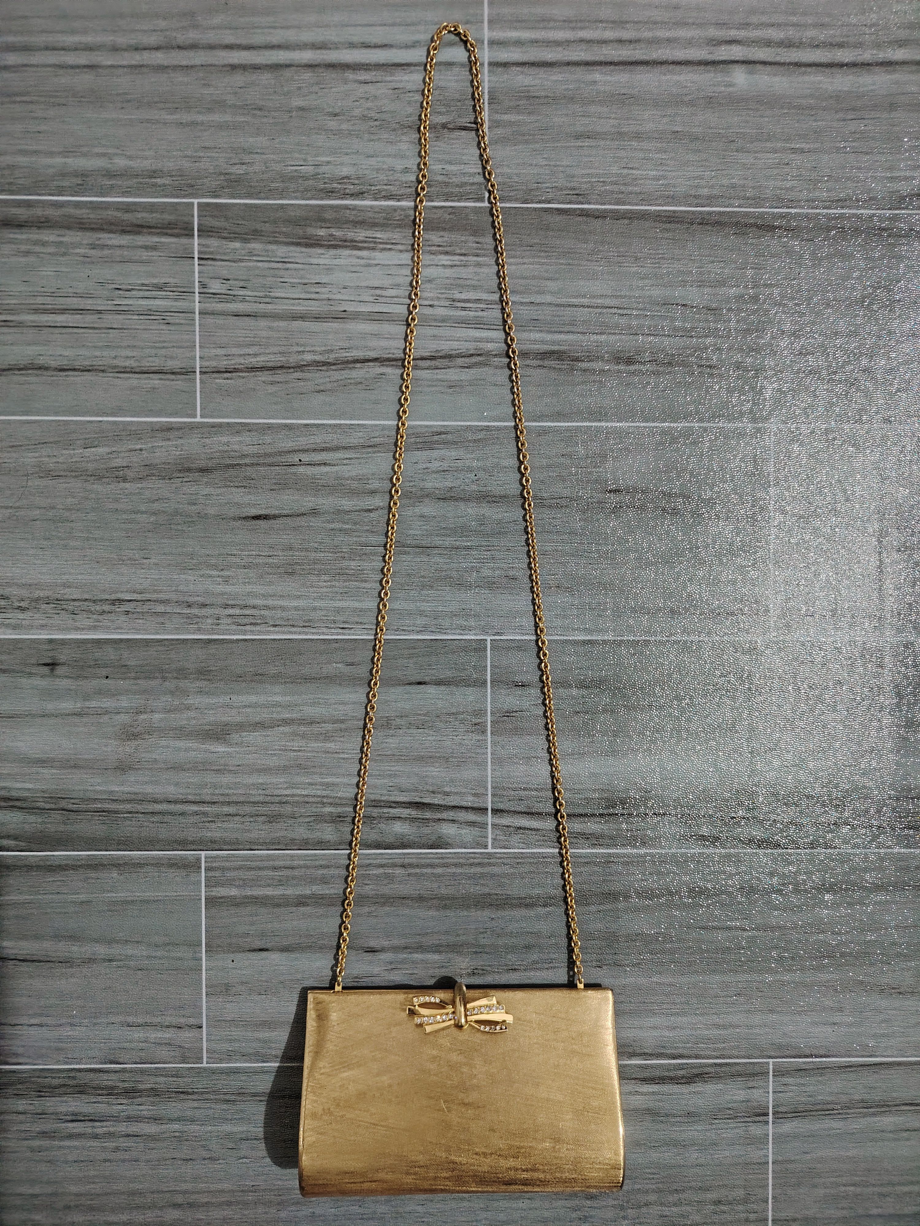Other RODO - Vintage - Brushed Gold Metal Clutch Size ONE SIZE - 1 Thumbnail