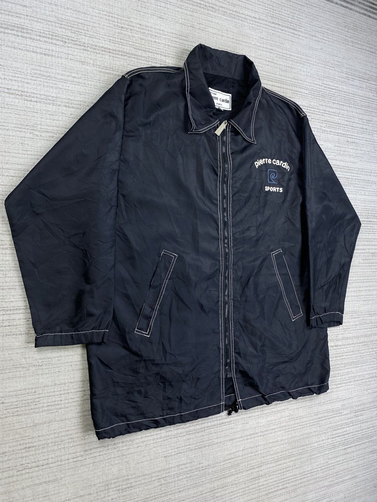 Pierre Cardin Vintage Pierre Cardin Paris Sport Big Spellout Zipper Jacket Size US M / EU 48-50 / 2 - 3 Thumbnail
