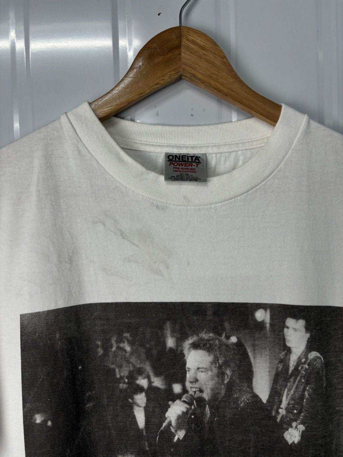 Band Tees × Vintage VERY RARE! Vintage 1977 Sex Pistol Phototee Last Gig Size US L / EU 52-54 / 3 - 8 Thumbnail