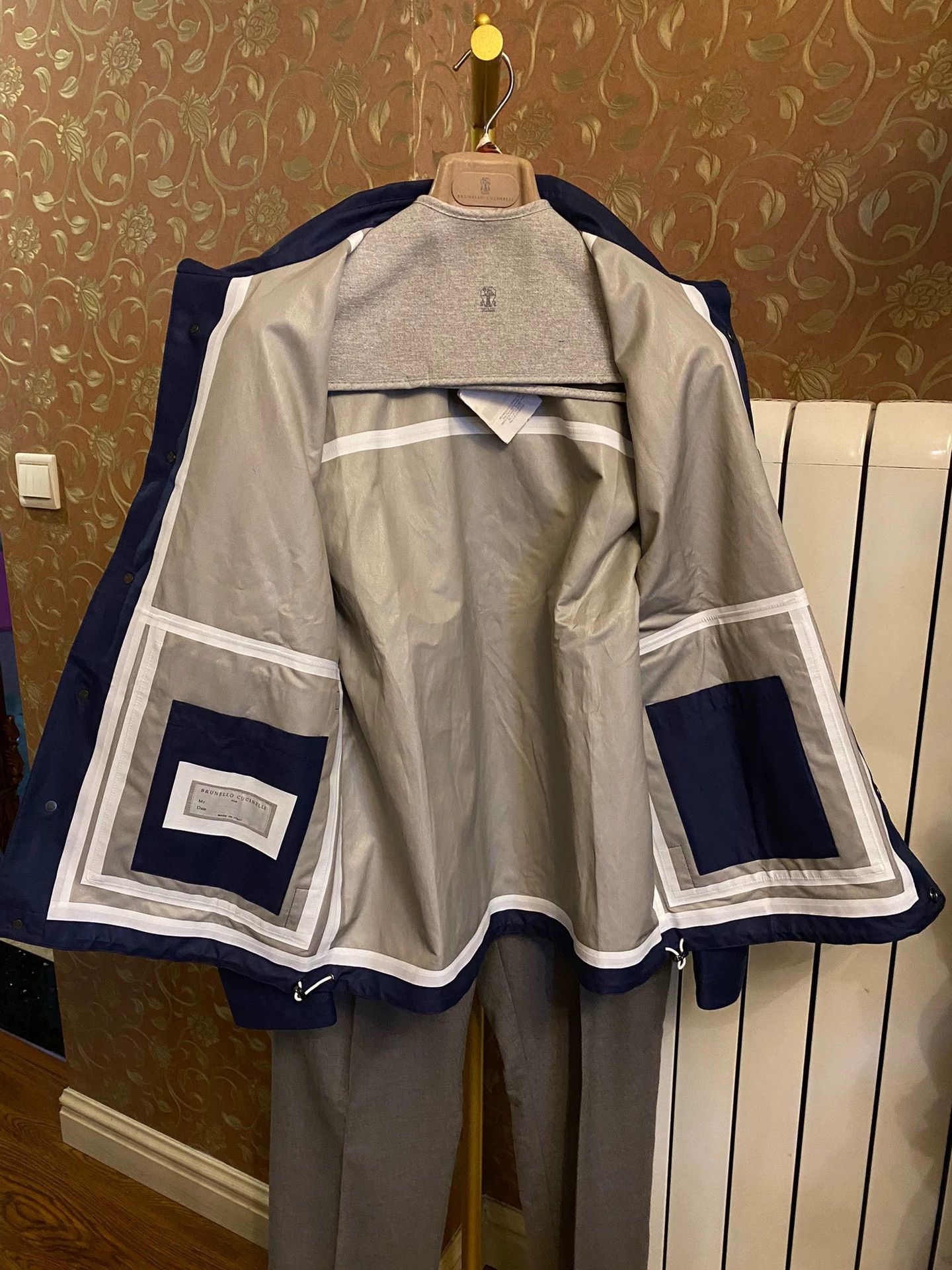 Brunello Cucinelli BC Waterproof Linen-Silk Windproof Jacket Italy 48 Size US M / EU 48-50 / 2 - 5 Thumbnail