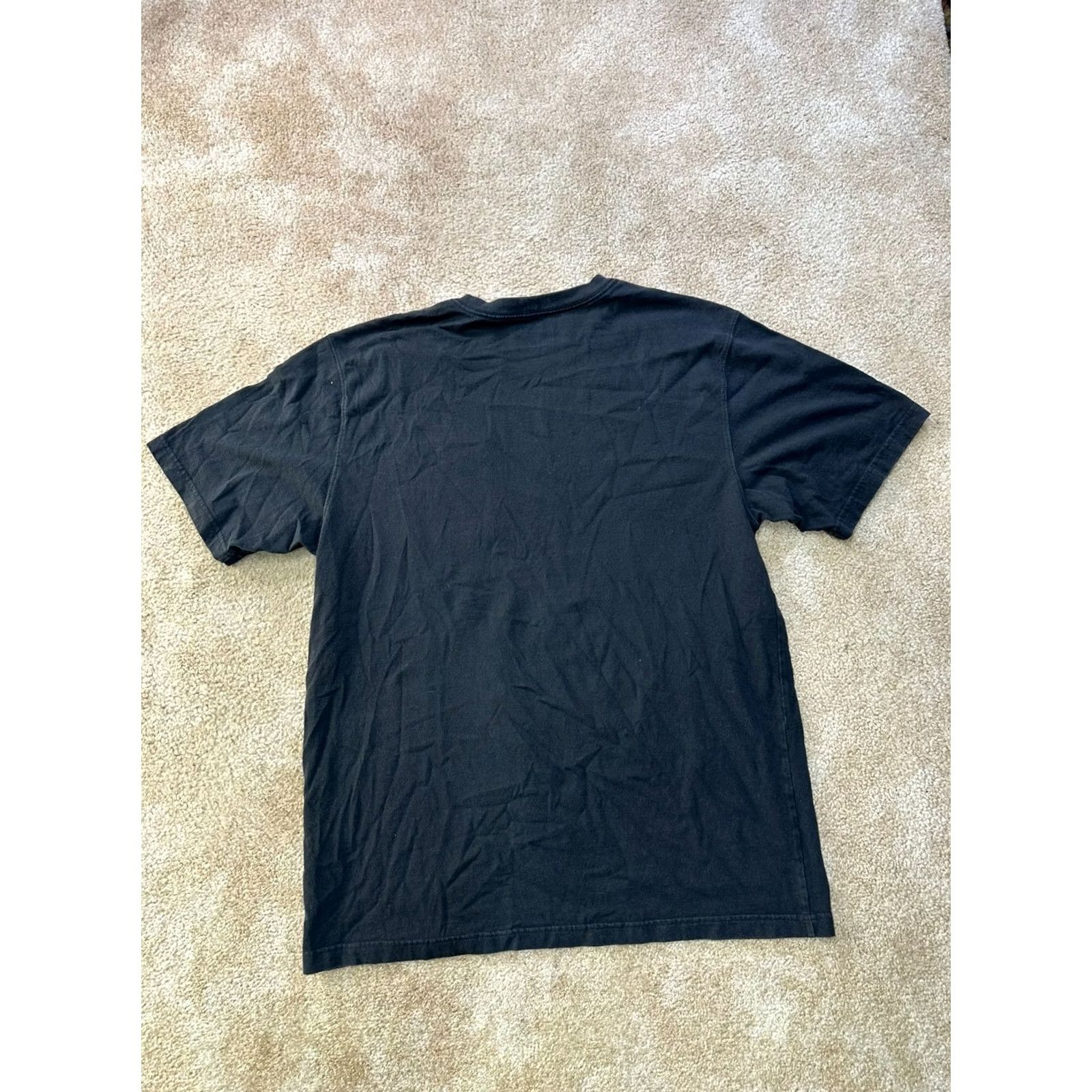 Carhartt VINTAGE Carhartt Shirt Mens Large Tall Patch Pocket Black Carhartt Original Fit 00s Shirt Mens Big & Tall Short Sleeve Crew Neck Cotton Knit Workwear Size US L / EU 52-54 / 3 - 5 Thumbnail