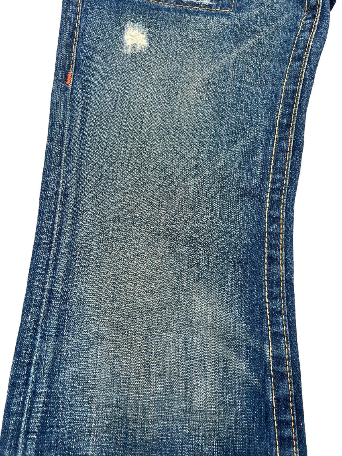 True Religion VTG Y2K 00s True Religion Big Rig Mud Denim Bootcut Jeans Size US 31 - 6 Thumbnail