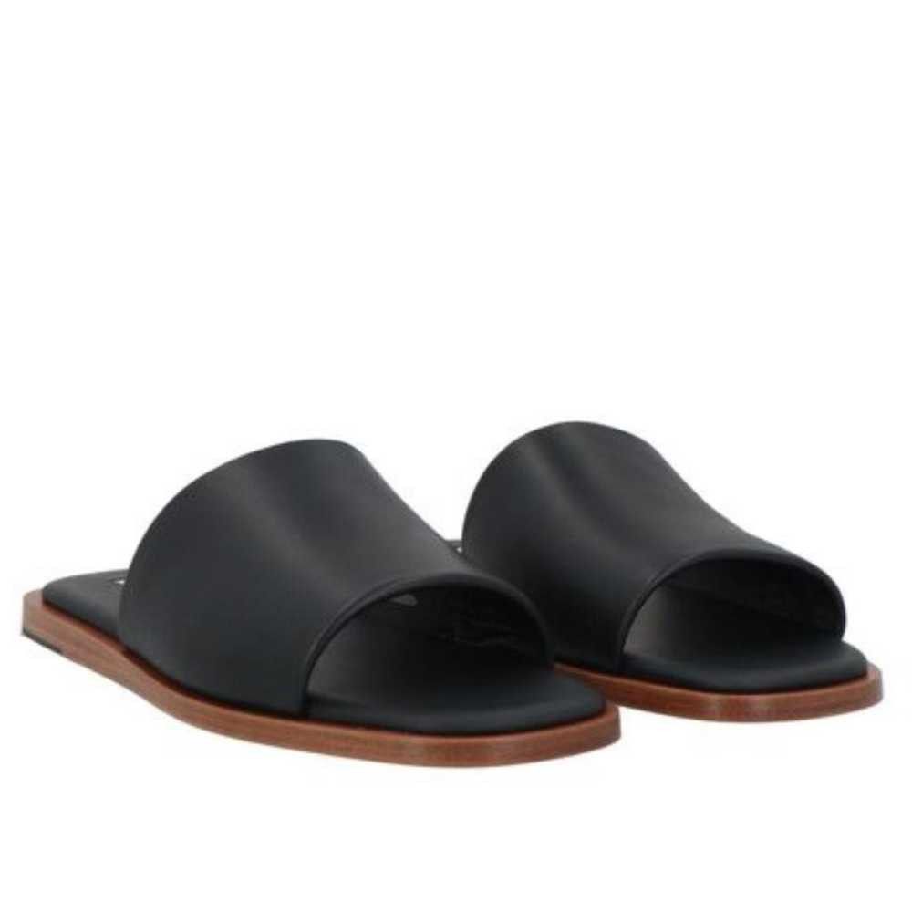 Bally o1y1224 Leather Slippers in Black Size US 7 / EU 40 - 2 Thumbnail