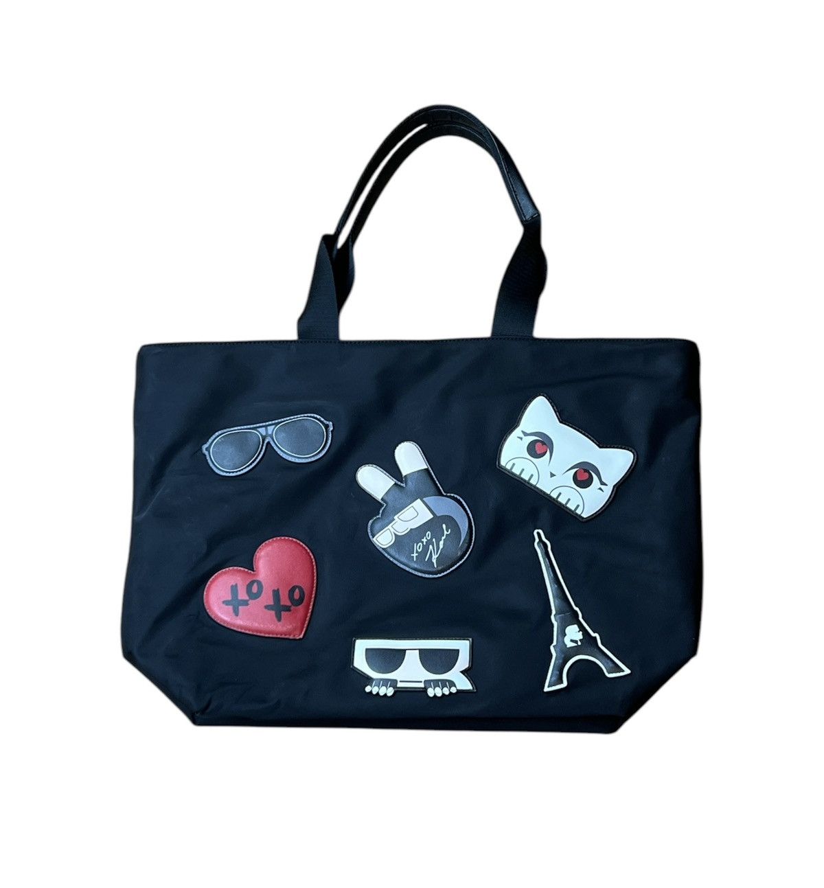 Karl Lagerfeld Karl Lagerfeld Paris Black Tote Bag Size ONE SIZE - 1 Thumbnail