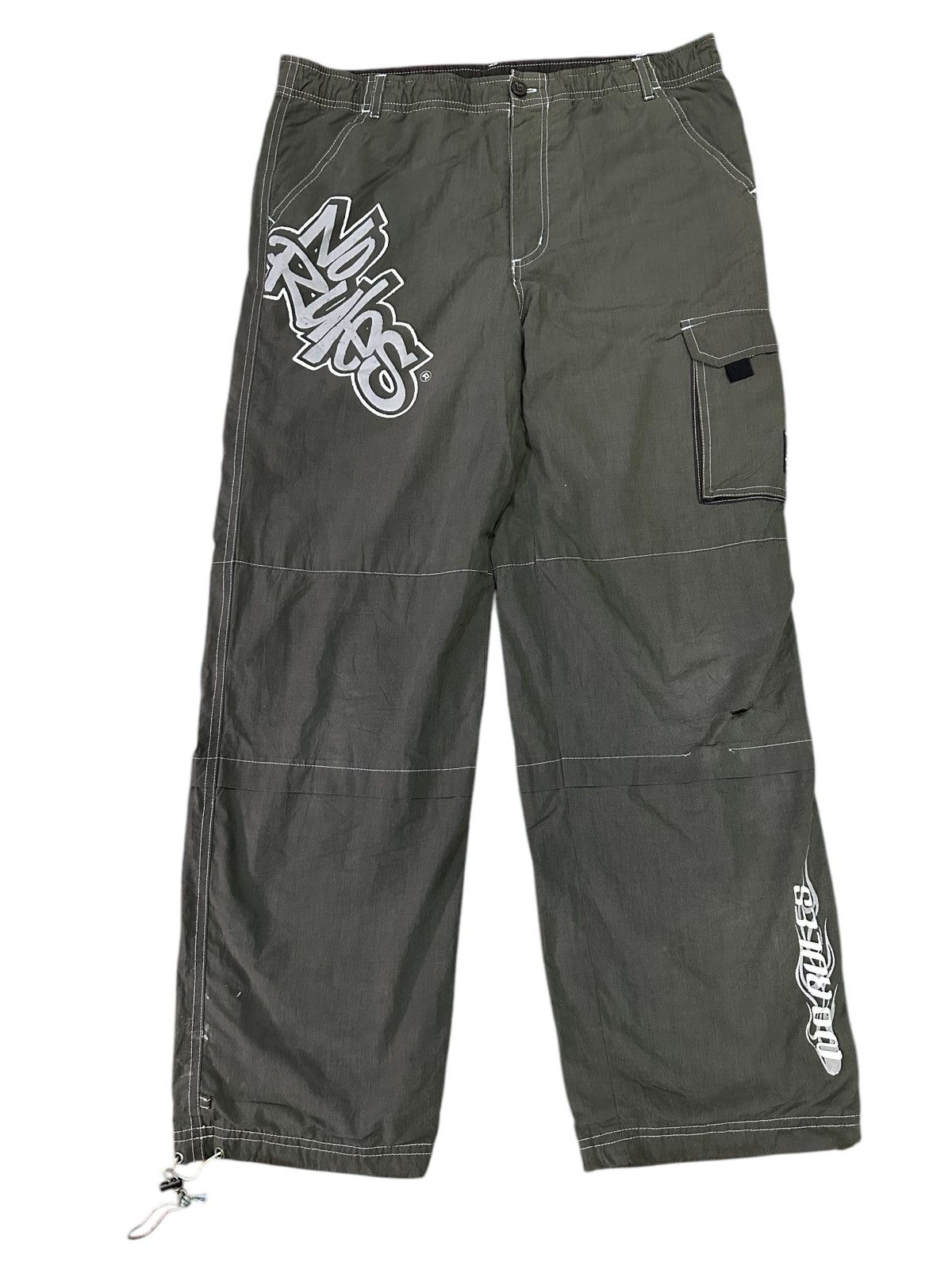 If Six Was Nine 💥No Rules💥 Skate Trouser Green Army 💥 Size US 32 / EU 48 - 1 Thumbnail