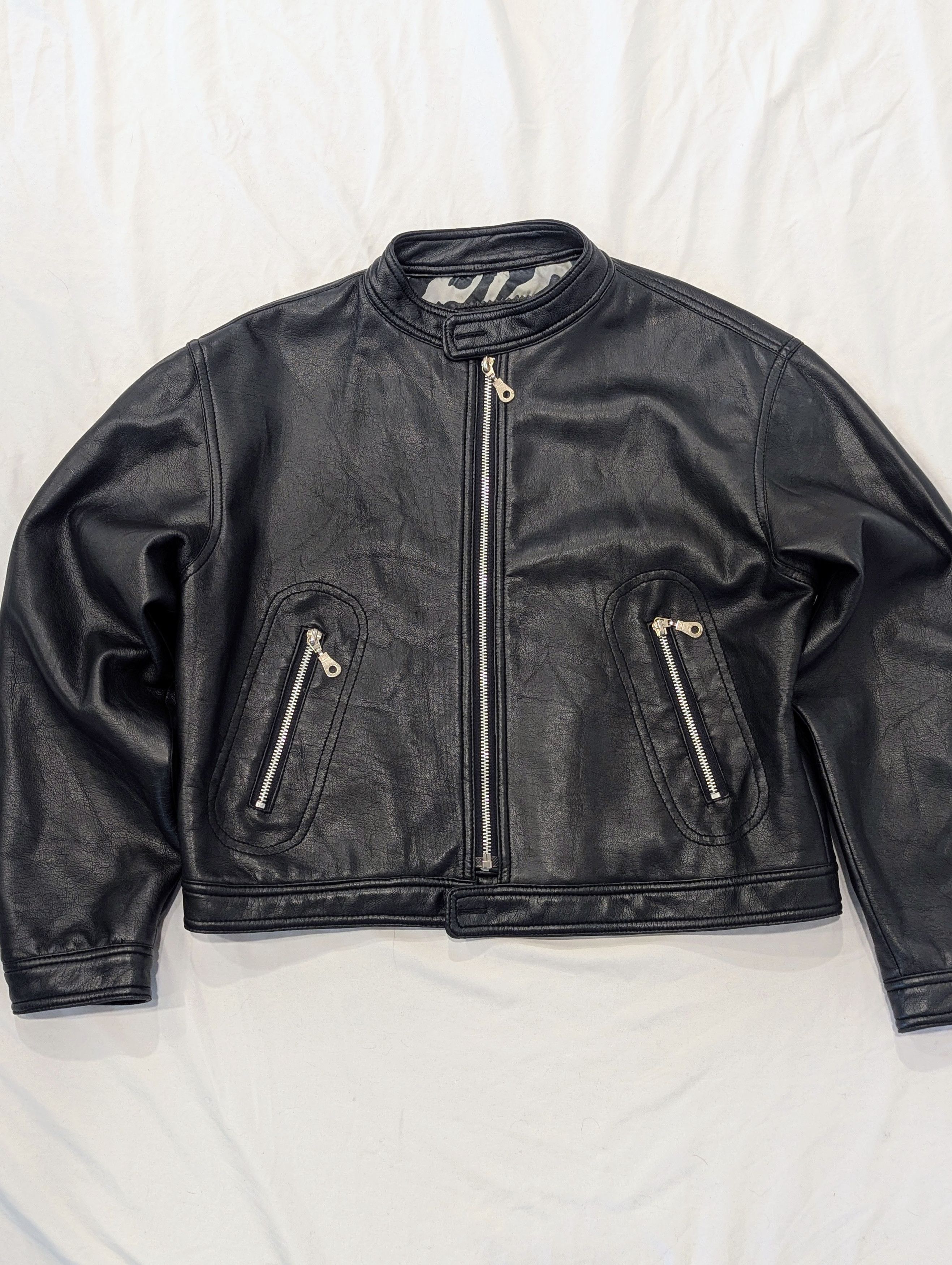 Other 90s Zap Funwear Moto Jacket Medium Zebra Lining Size M / US 6-8 / IT 42-44 - 1 Thumbnail