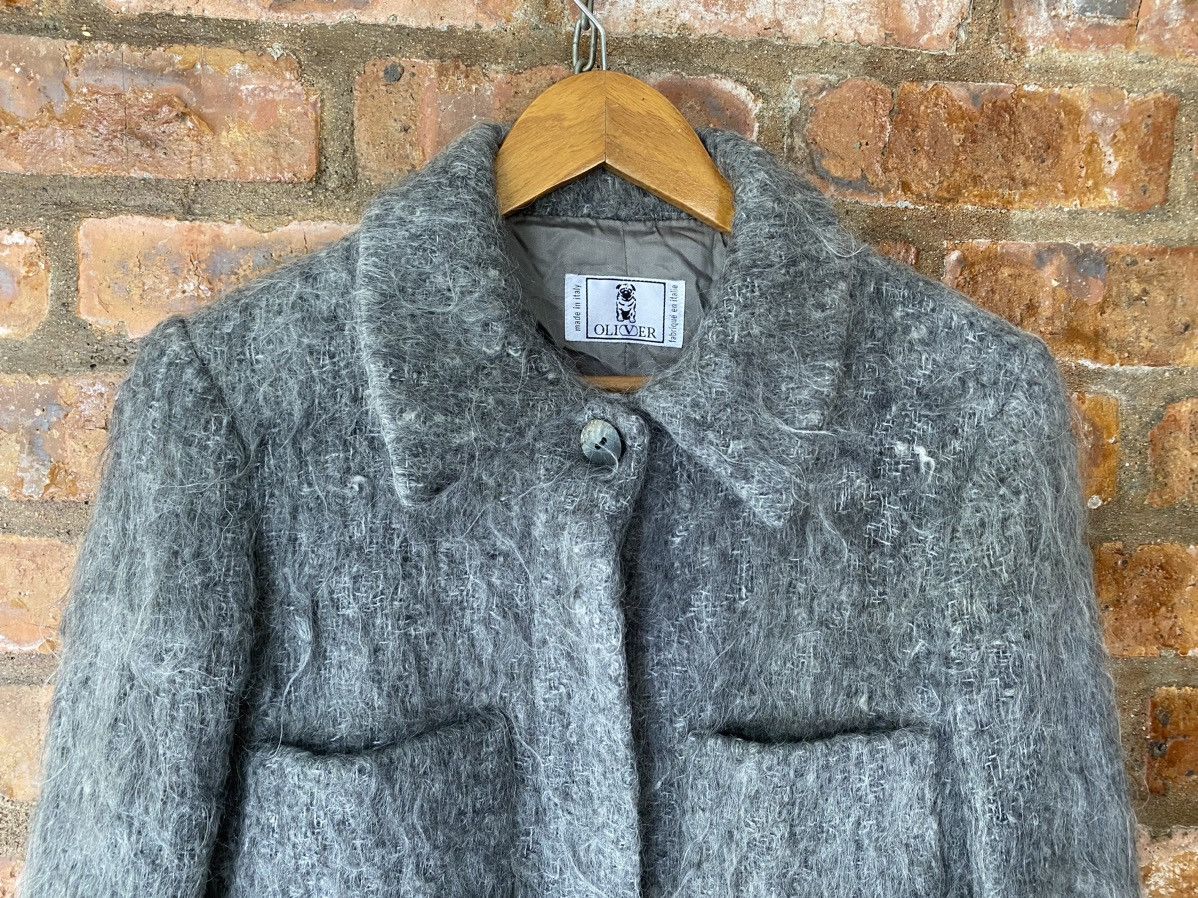Valentino 1990s Oliver by Valentino MOHAIR long Jacket Size M / US 6-8 / IT 42-44 - 4 Thumbnail