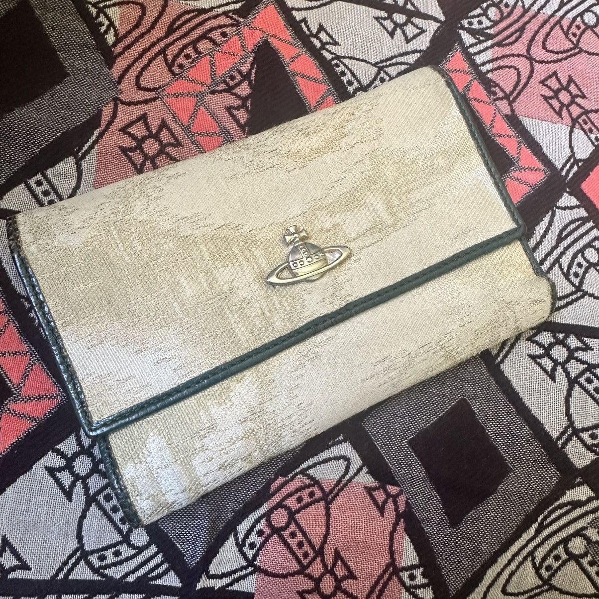 Vivienne Westwood Vivienne Westwood Vintage Wallet – Metallic Orb Logo Size ONE SIZE - 1 Thumbnail