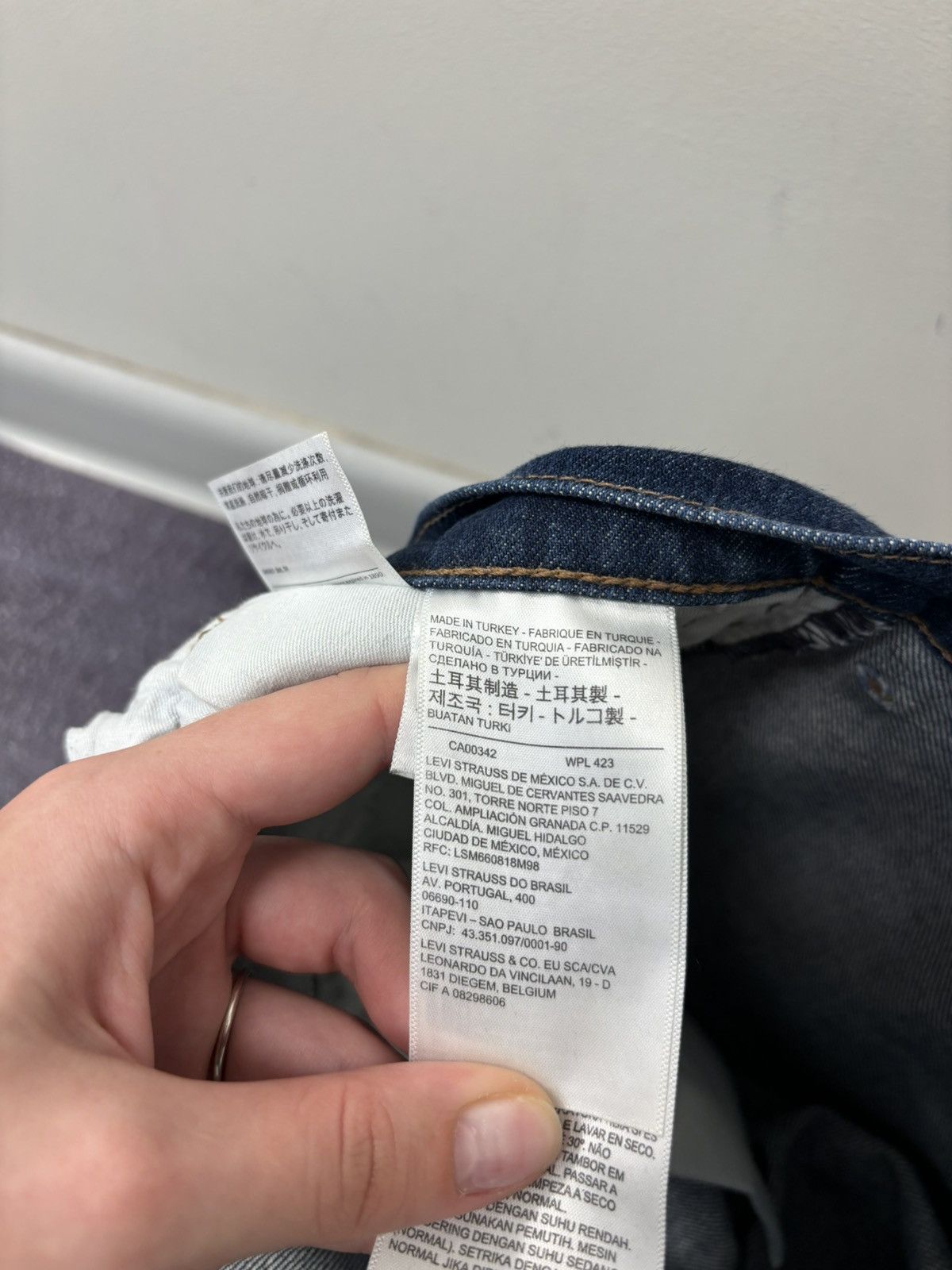 Levi's Levi’s Premium LEJ 502 Engineered Rare Slim Blue Denim Jeans Size US 28 / EU 44 - 17 Thumbnail