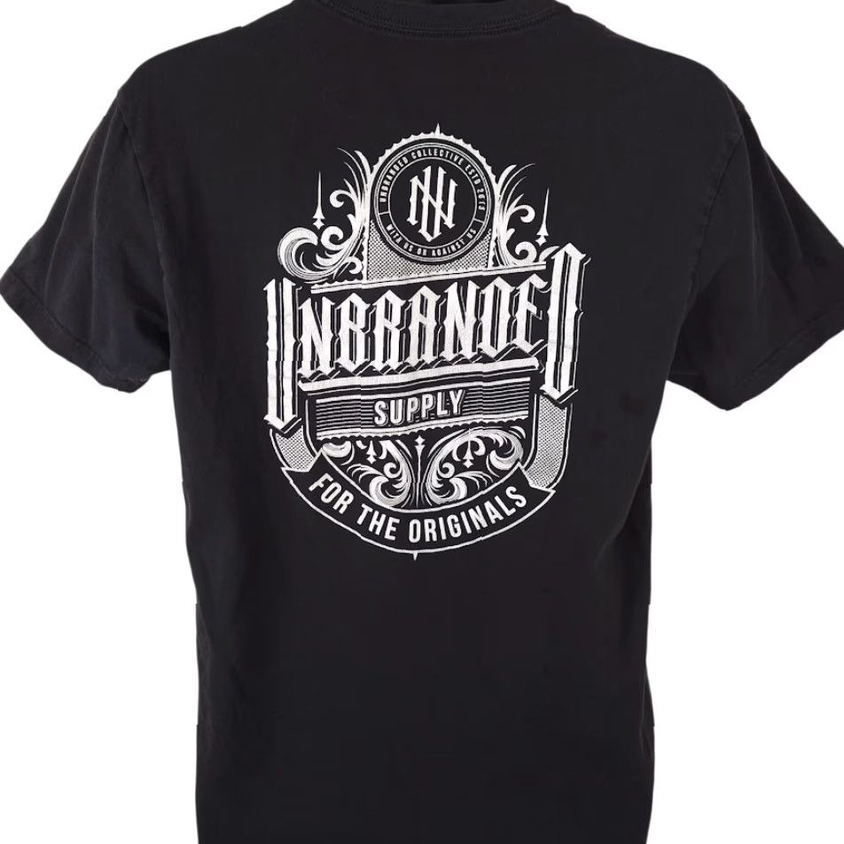 Vintage VINTAGE? Unbranded Collective T Shirt Mens Size Medium Black Streetwear Made In USA Size US M / EU 48-50 / 2 - 4 Thumbnail