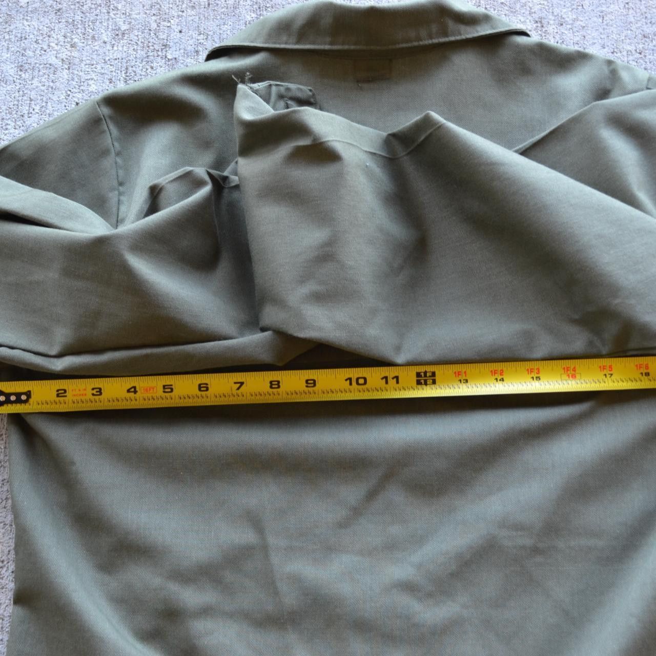 Vintage vintage vietnam seabees fatigue sergeant shirt fits L Size US L / EU 52-54 / 3 - 4 Thumbnail