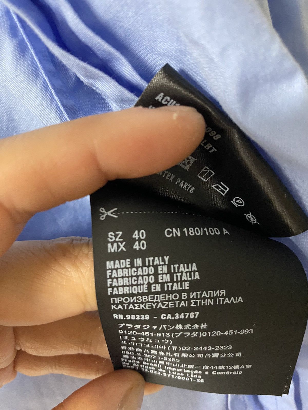 Prada Prada big logo shirts Size US M / EU 48-50 / 2 - 16 Thumbnail