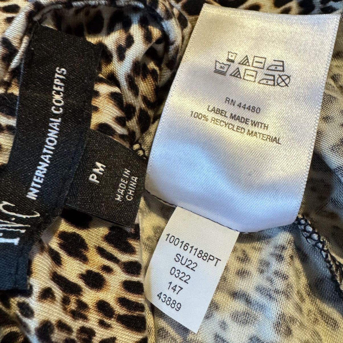 I.N.C INC, Cheetah Print, Sleeveless Maxi Dress, Petite Size M / US 6-8 / IT 42-44 - 10 Thumbnail
