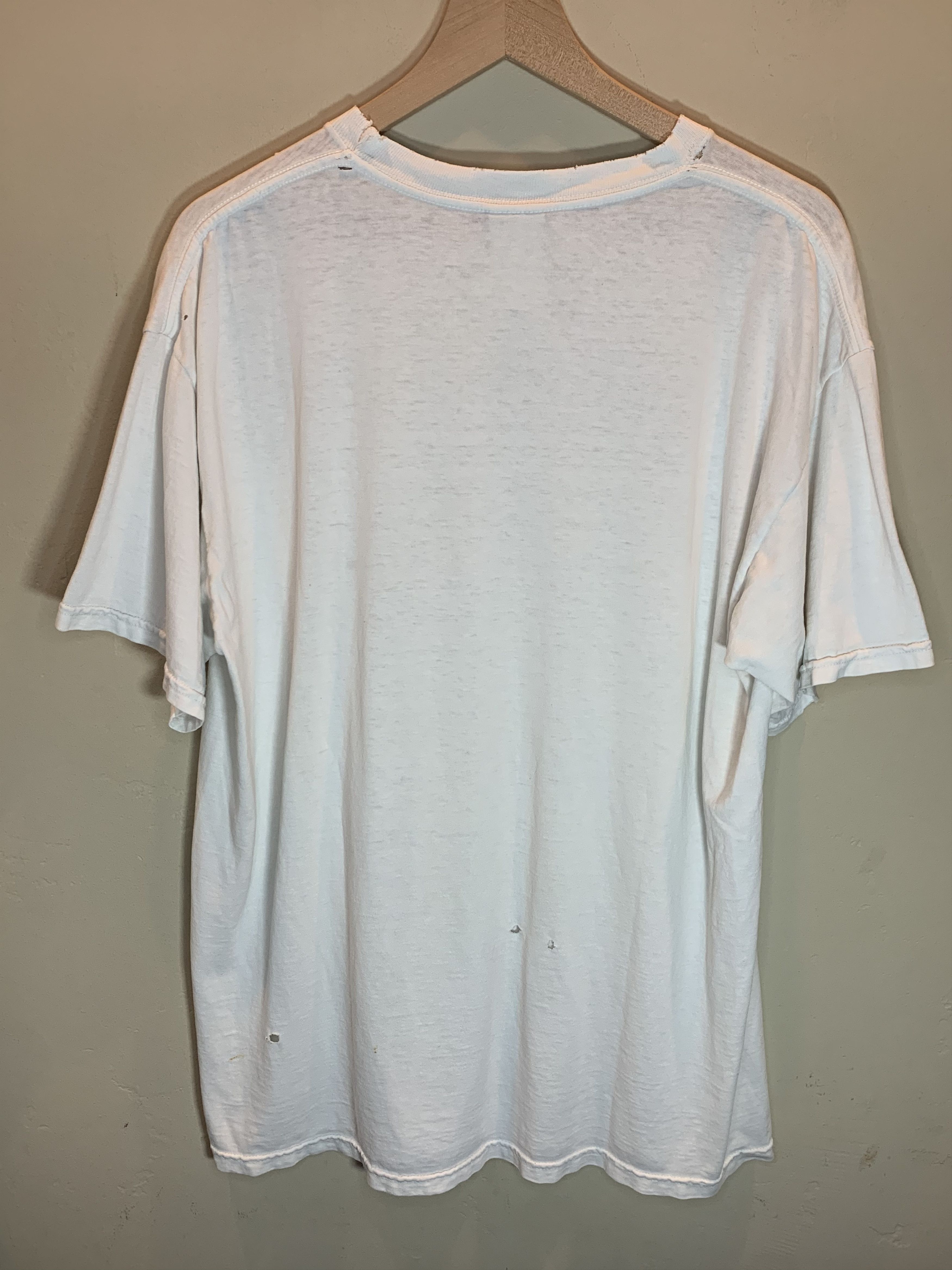 Vintage RARE Vintage 90’s Air Time Basketball Dunk Art Faded T-Shirt Size US XL / EU 56 / 4 - 4 Thumbnail